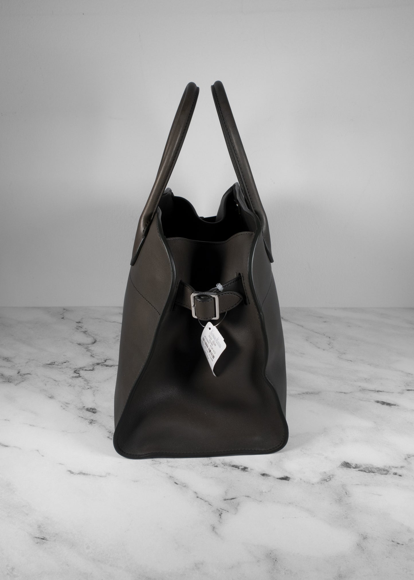 The Row Soft Margaux 12 Tote in Saddle Leather