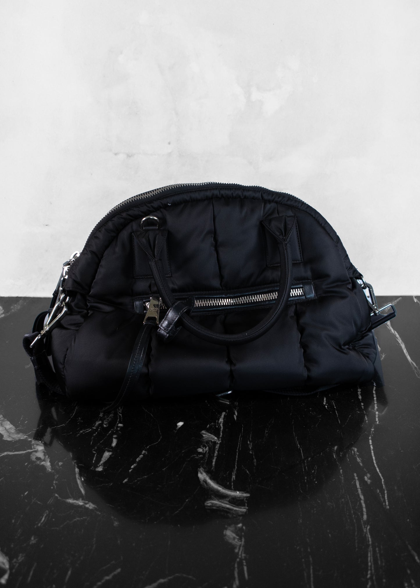 Prada Black Tessuto Bomber Bag