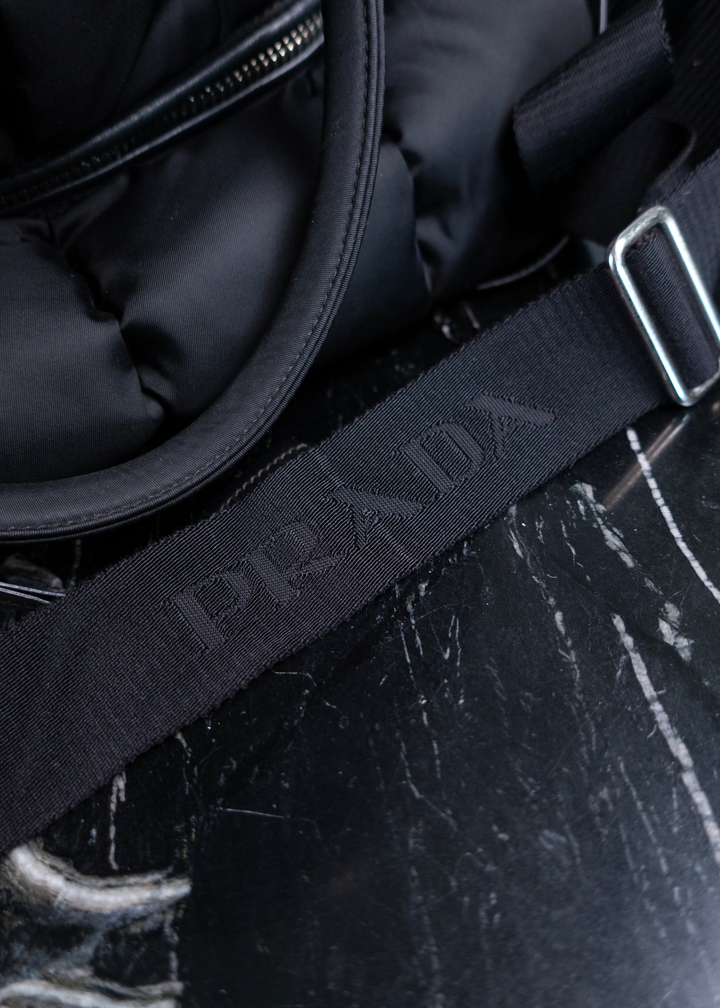 Prada Black Tessuto Bomber Bag