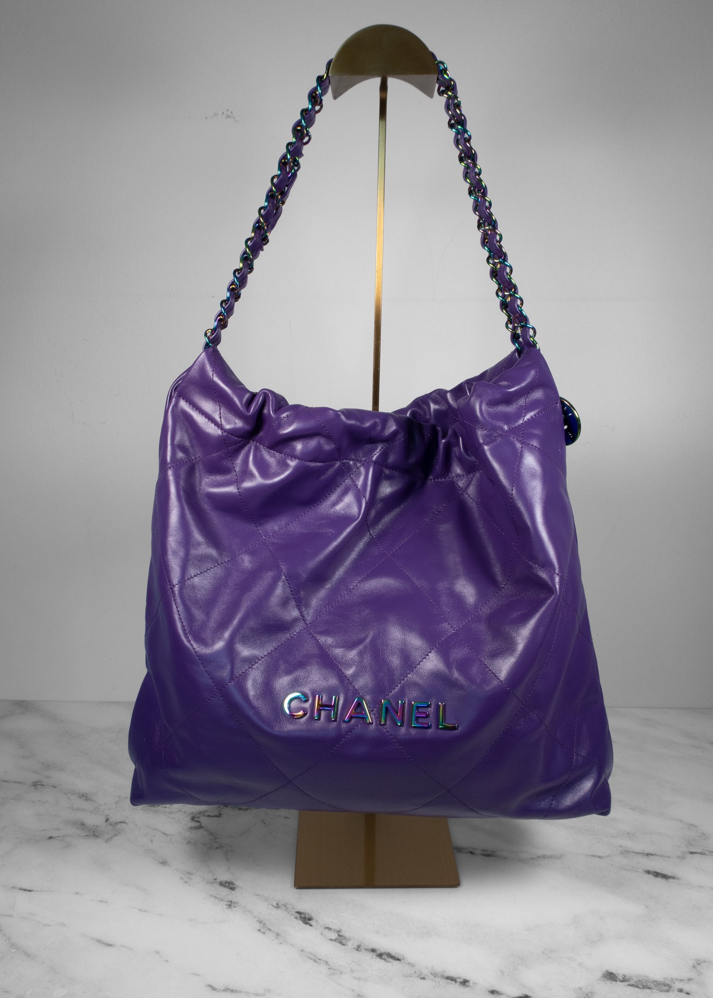 Chanel Quilted 22 Large Hobo