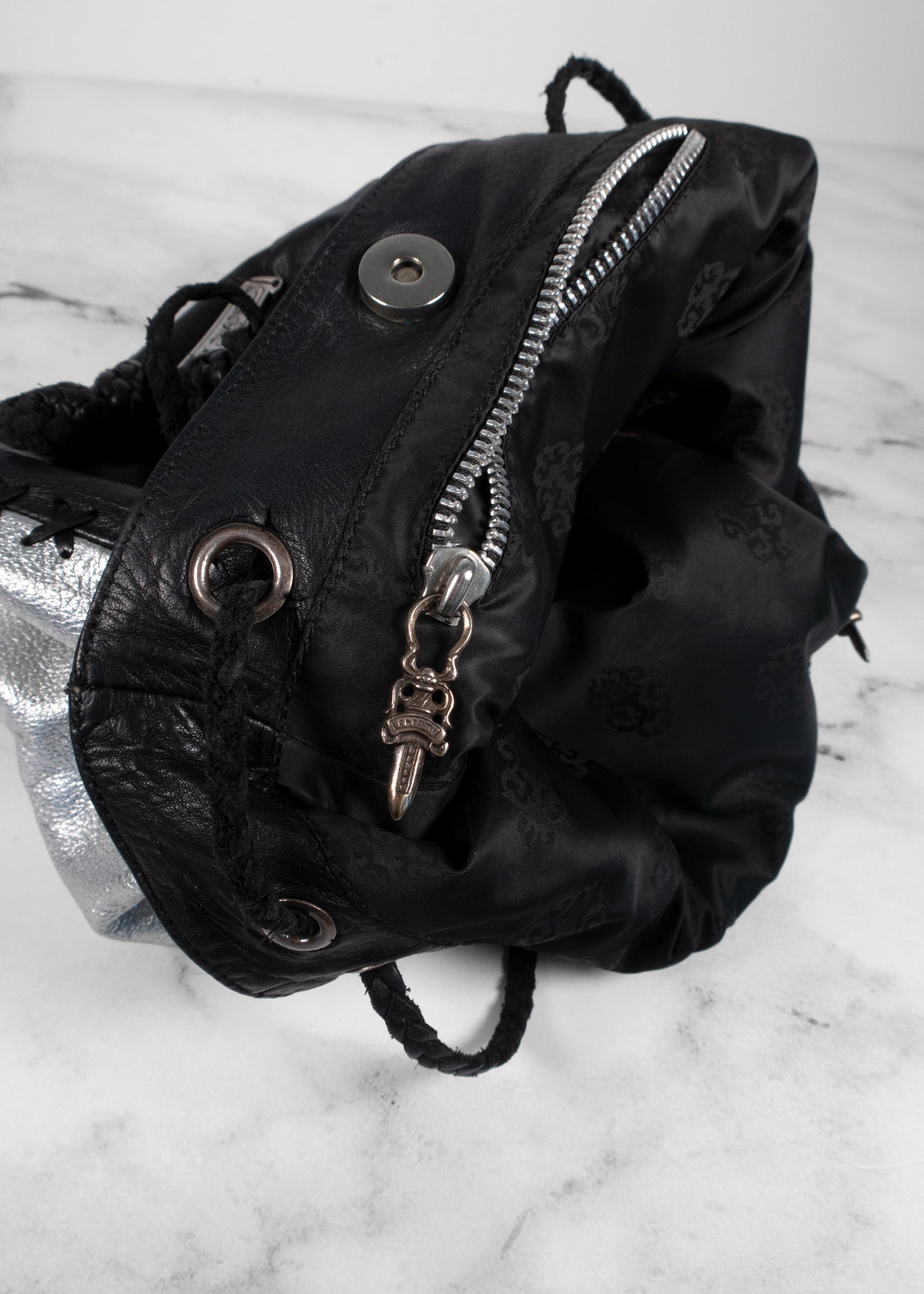 Chrome Hearts Leather Bucket Bag