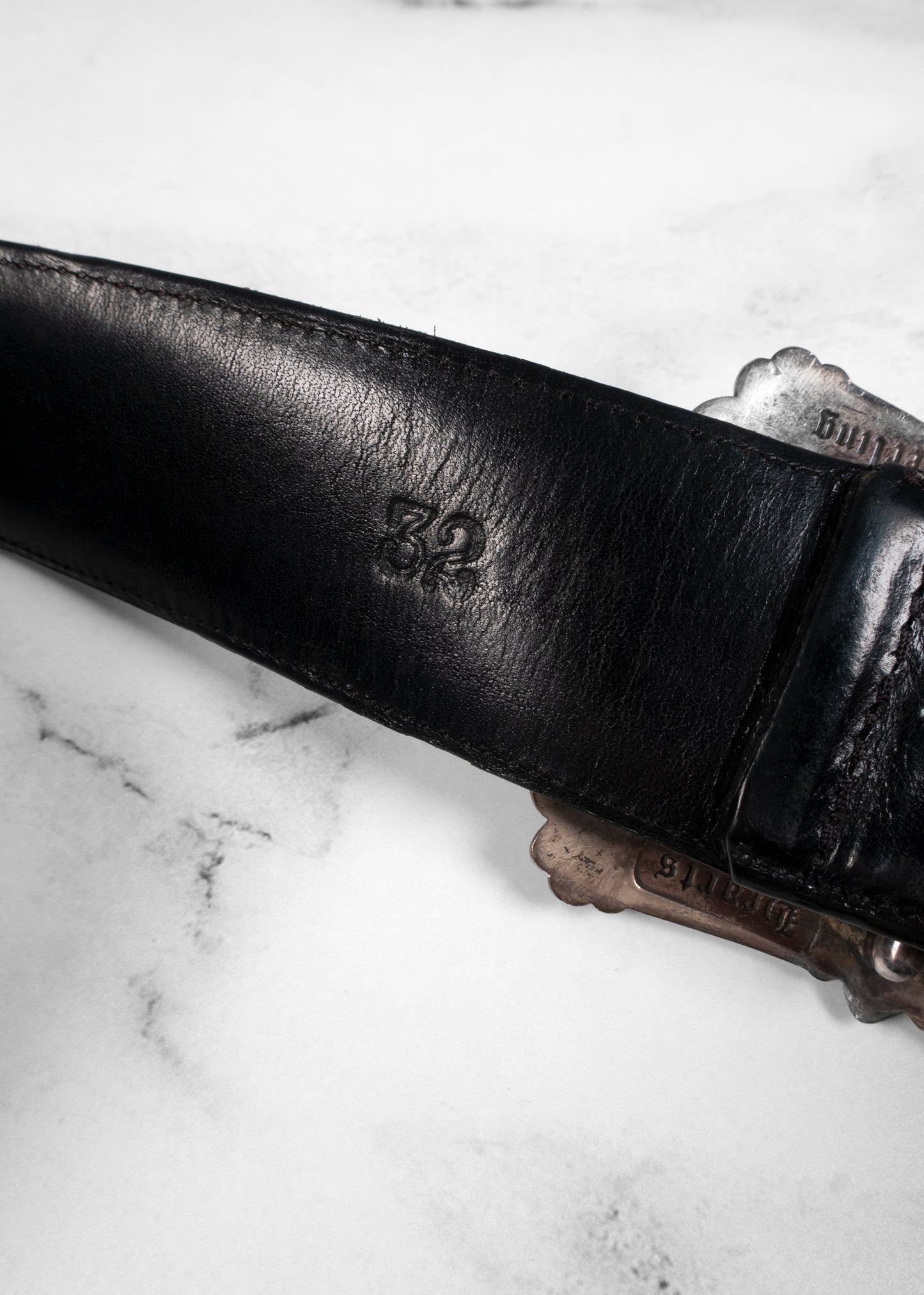 Chrome Hearts Filigree OTJ Leather Belt