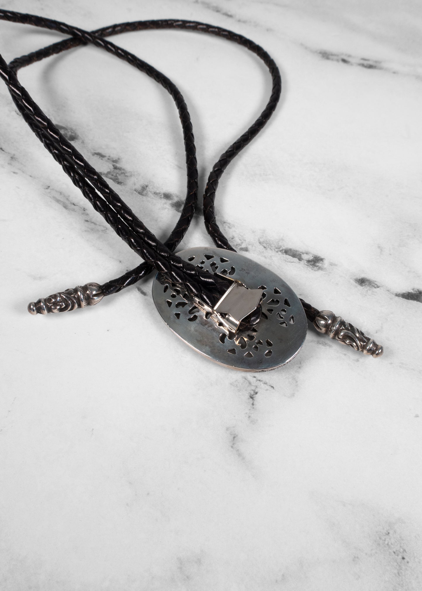 Chrome Hearts Oval Cross Bolo Tie