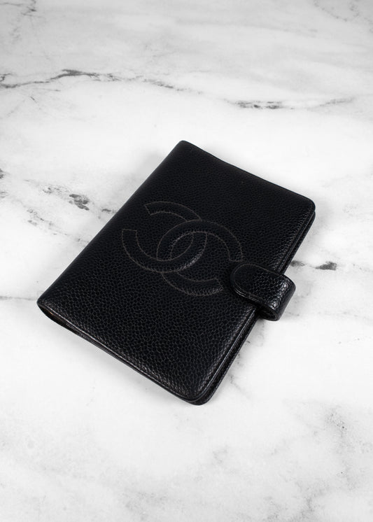 Chanel Caviar CC Small Ring Agenda Planner