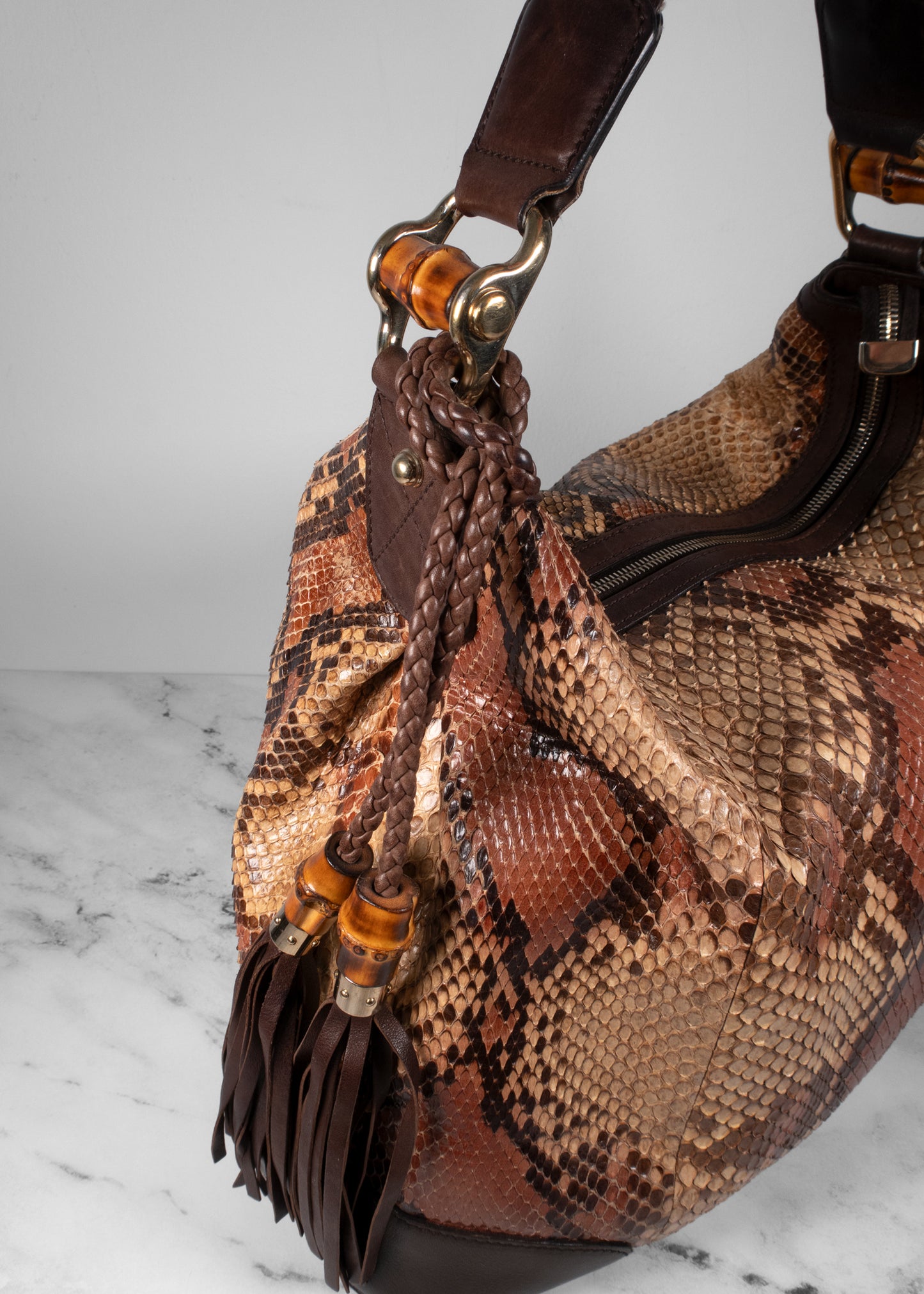 Gucci Python Eva Hobo
