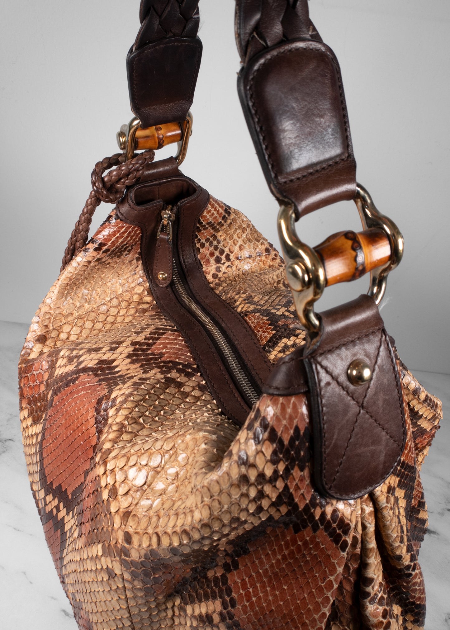 Gucci Python Eva Hobo