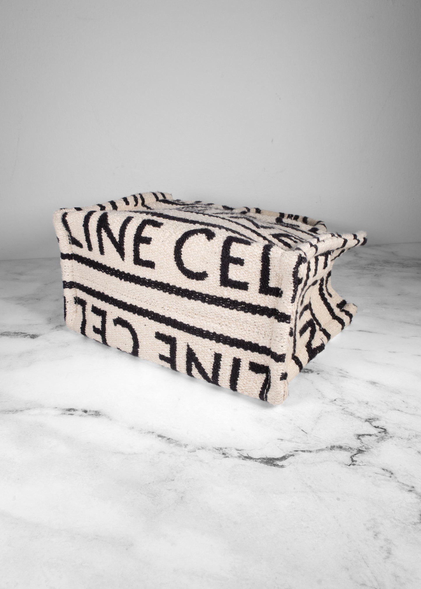 Celine Canvas All Over Shoulder Bag