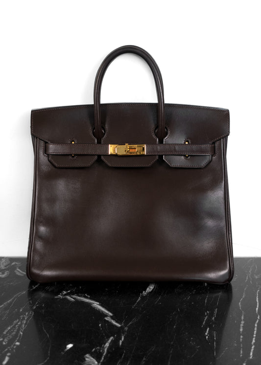Hermès Birkin 32 Leather Handbag