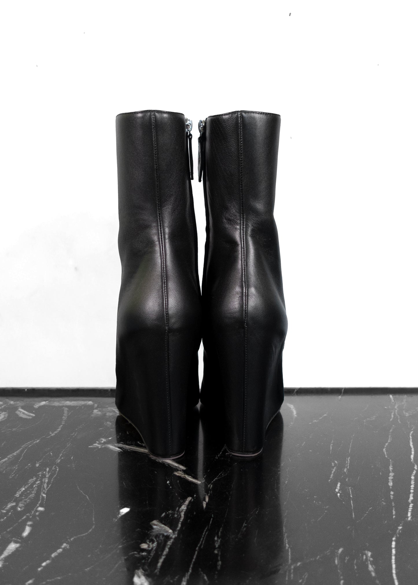 Amina Muaddi Wedge Heel Boots
