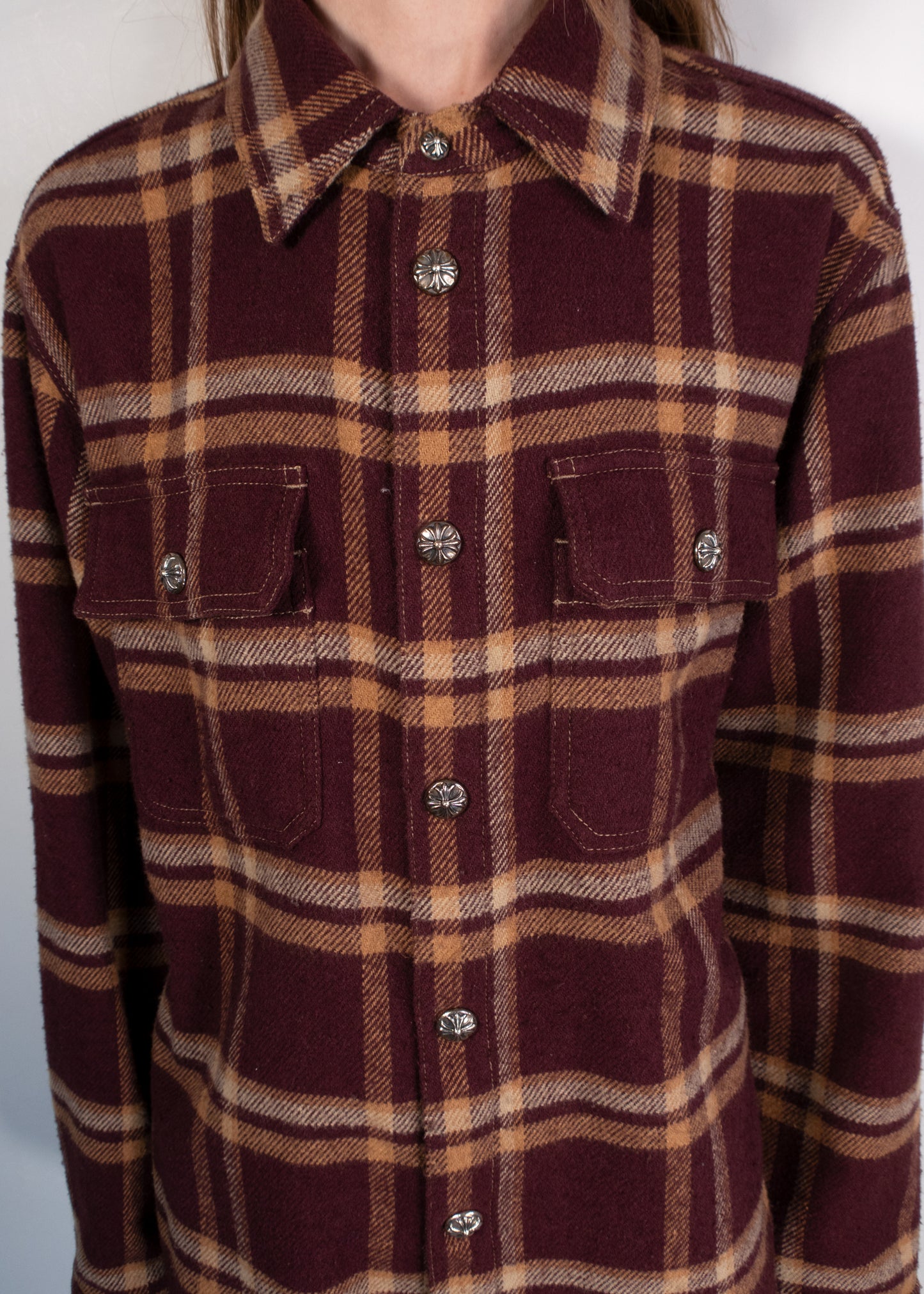 Chrome Hearts Flannel Button Up