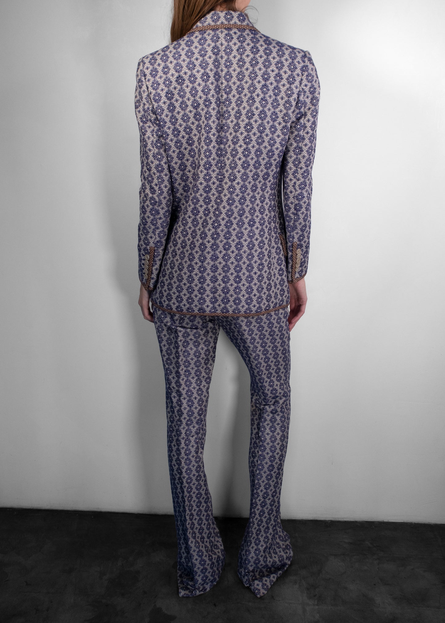 Gucci Linen Printed Suit