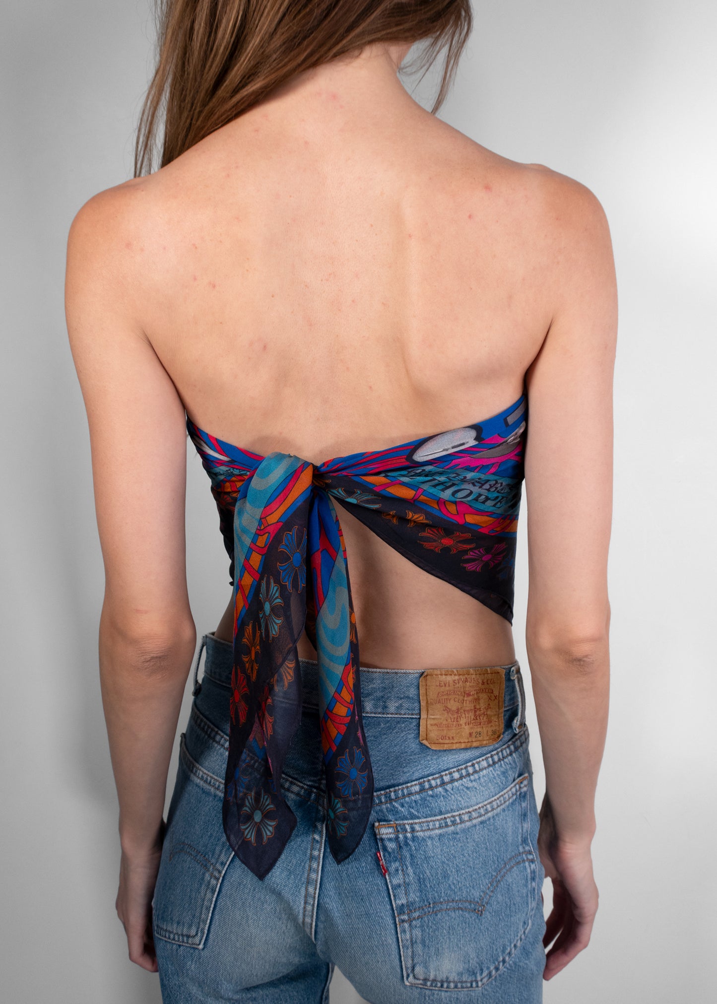 Chrome Hearts Mapplethorpe Silk Scarf
