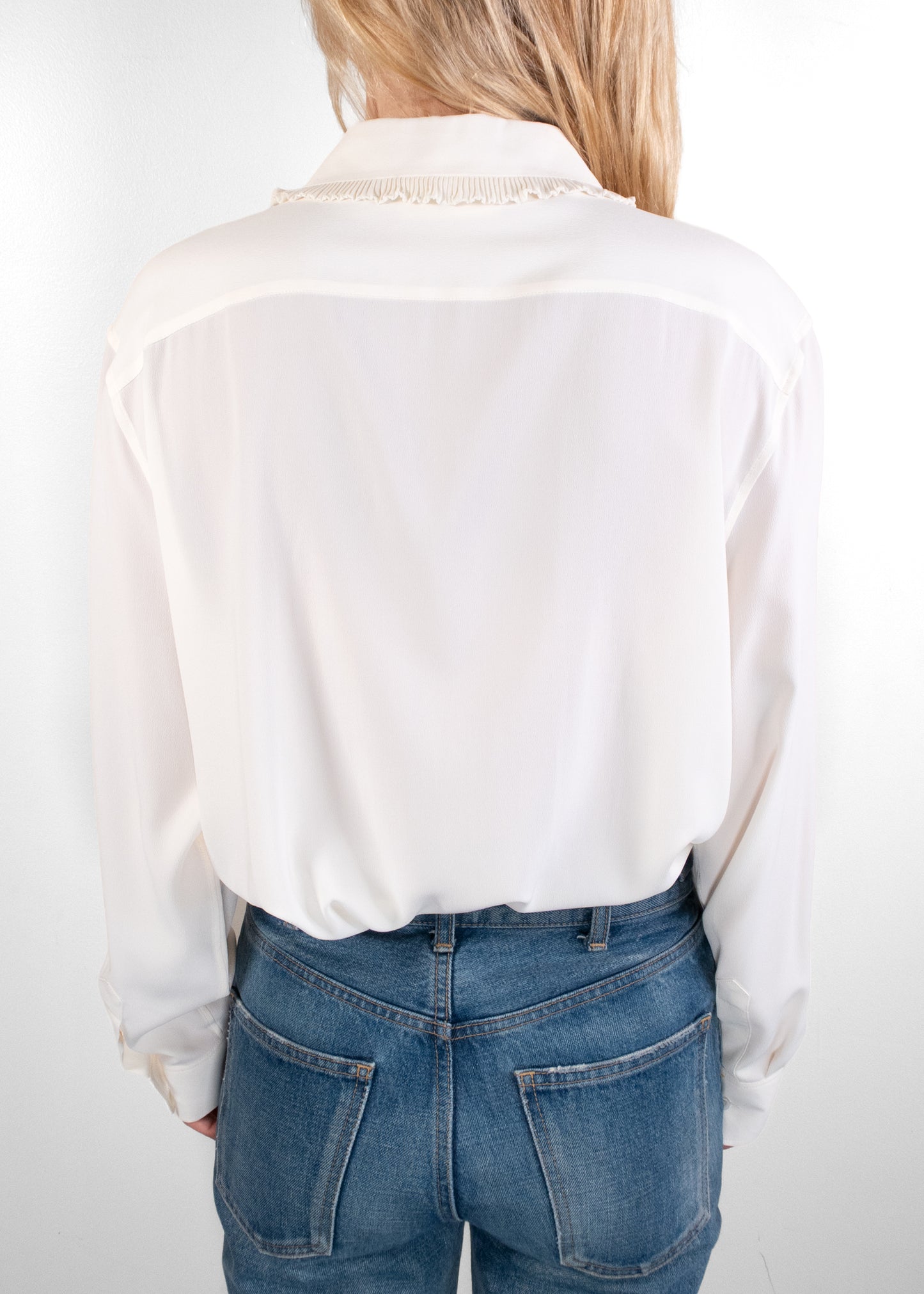 Celine Ruffled Collared Blouse