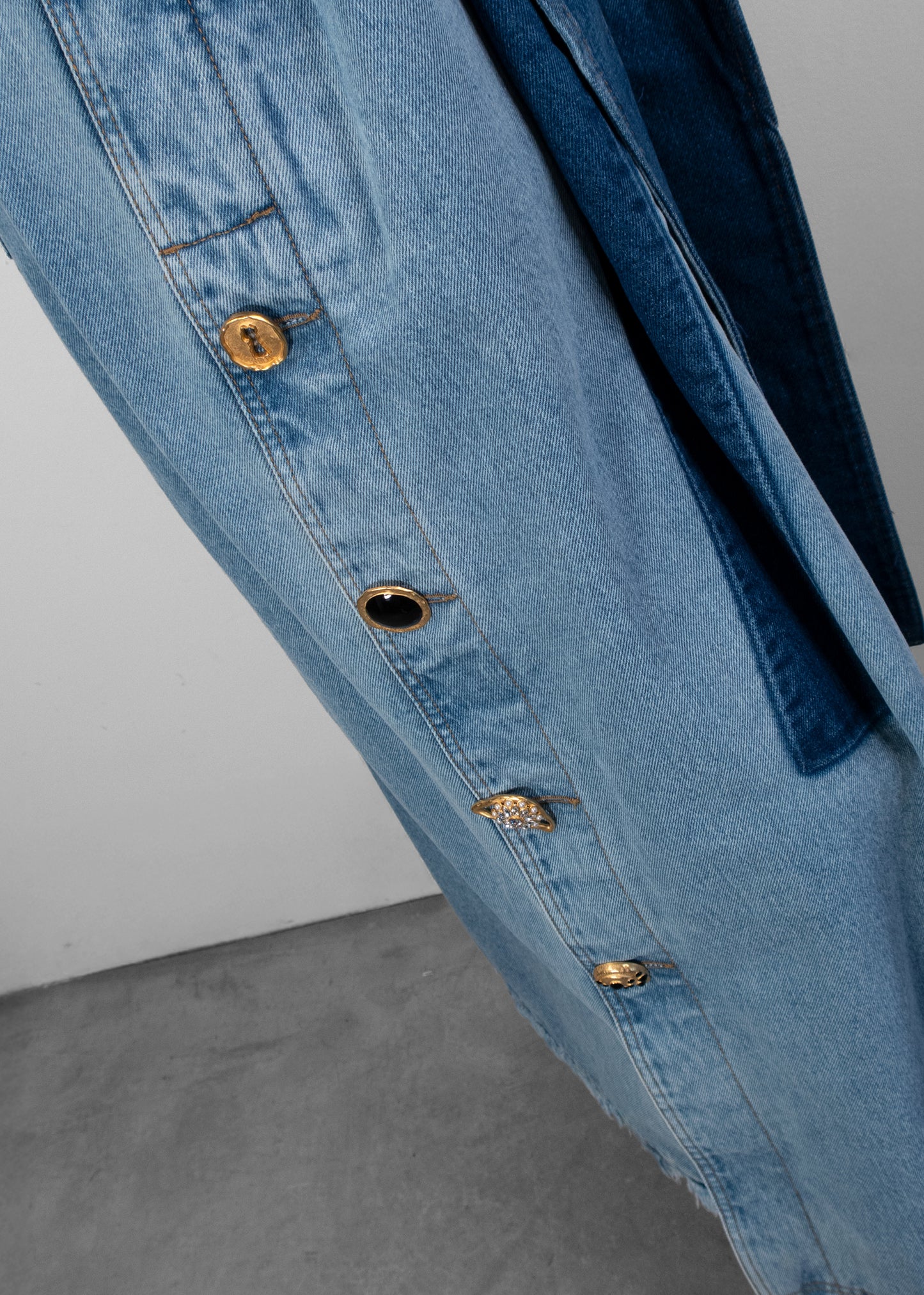 Schiaparelli Denim Trench Coat