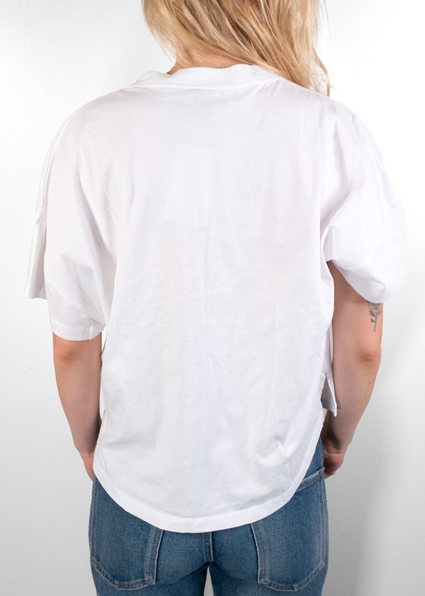 Loewe Boxy Fit T-shirt in White Cotton