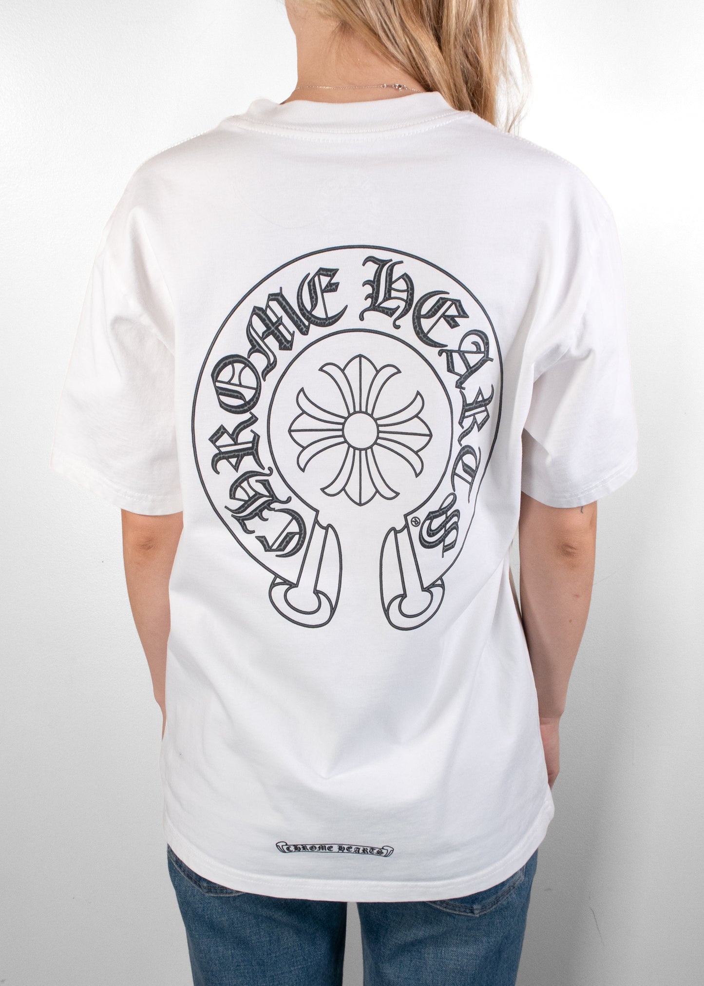 Chrome Hearts Horseshoe Logo Short Sleeve Tee