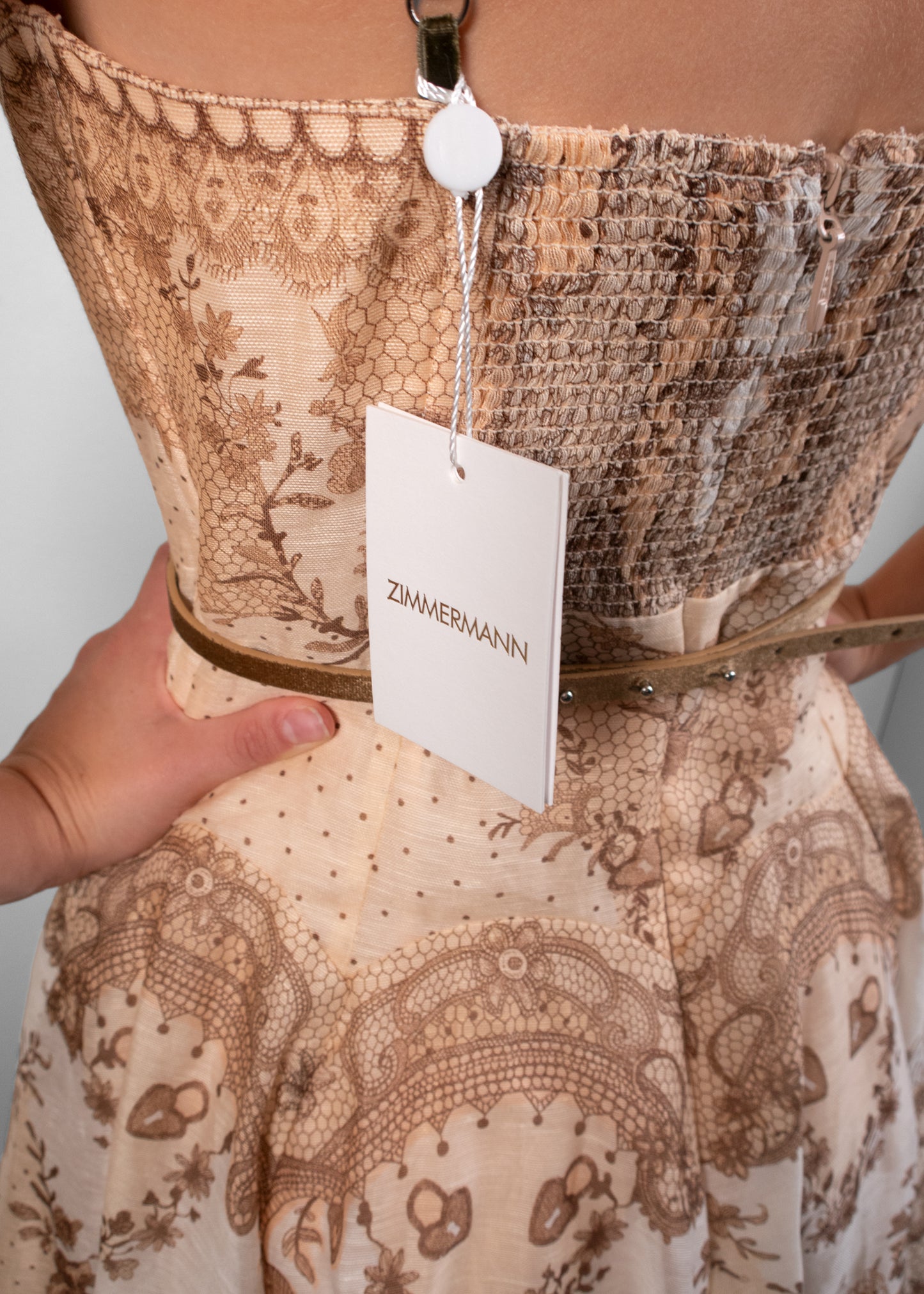Zimmermann Crush Midi Dress