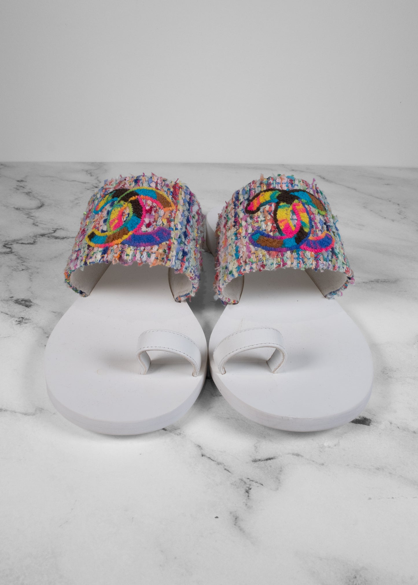 Chanel 2023 Interlocking CC Logo Slides