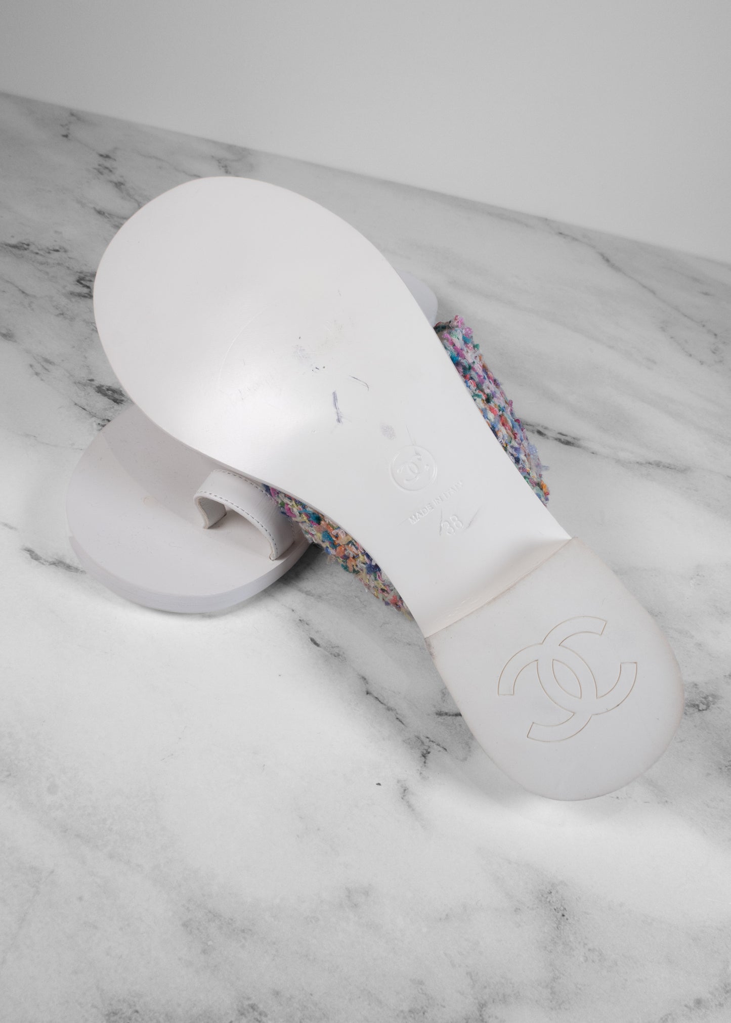 Chanel 2023 Interlocking CC Logo Slides