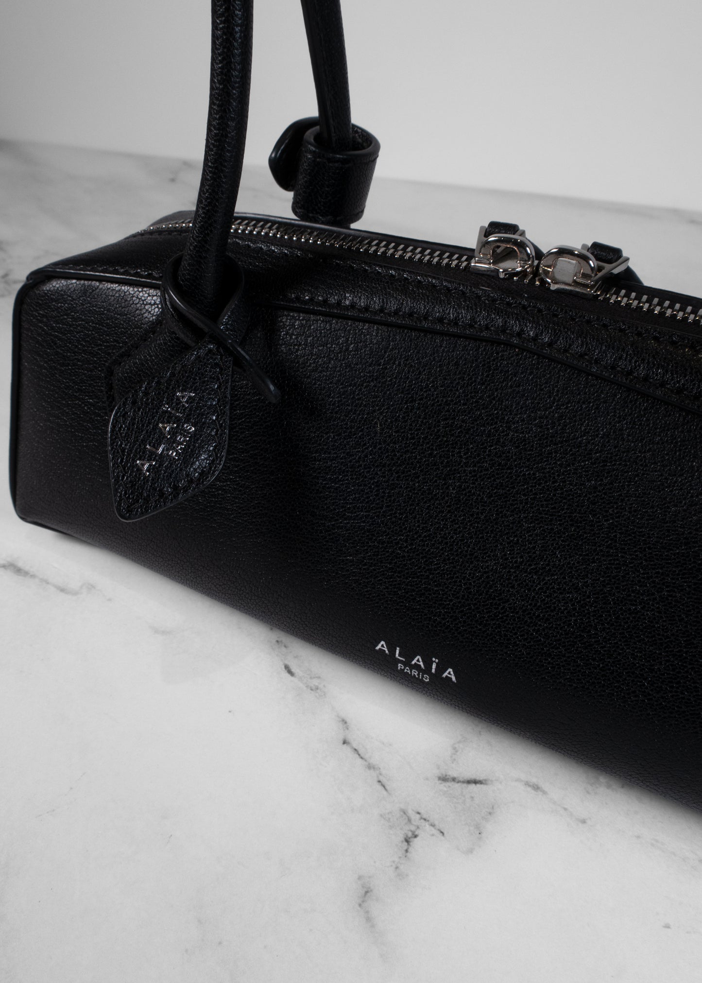 Alaïa Leather Le Teckel Handbag