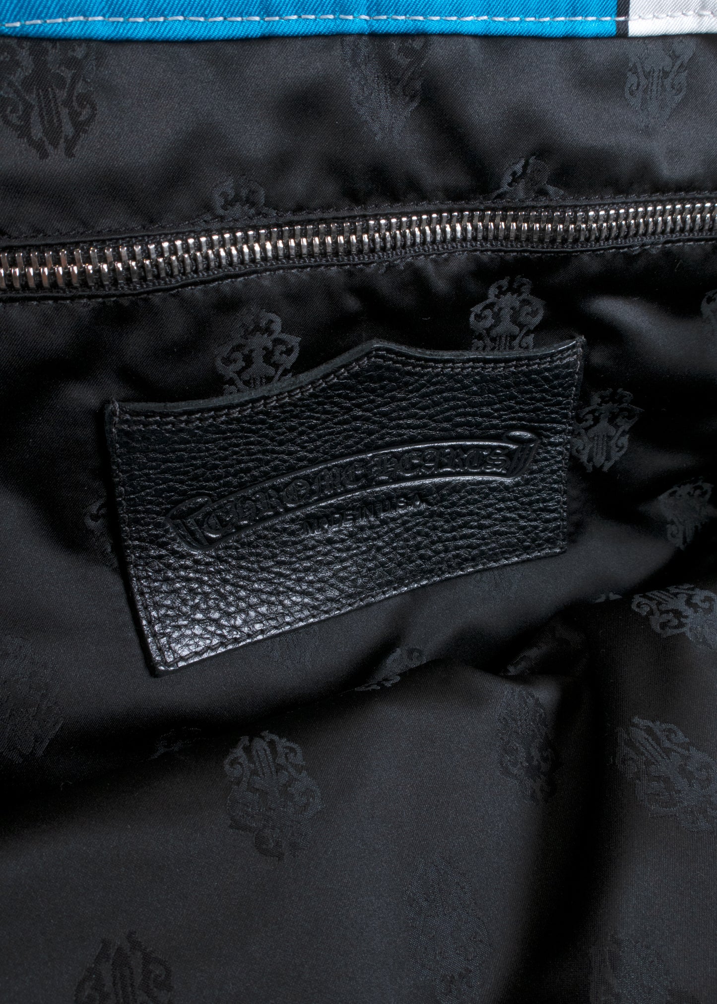 Chrome Hearts Cemetery Cross Print Nylon Tote Bag