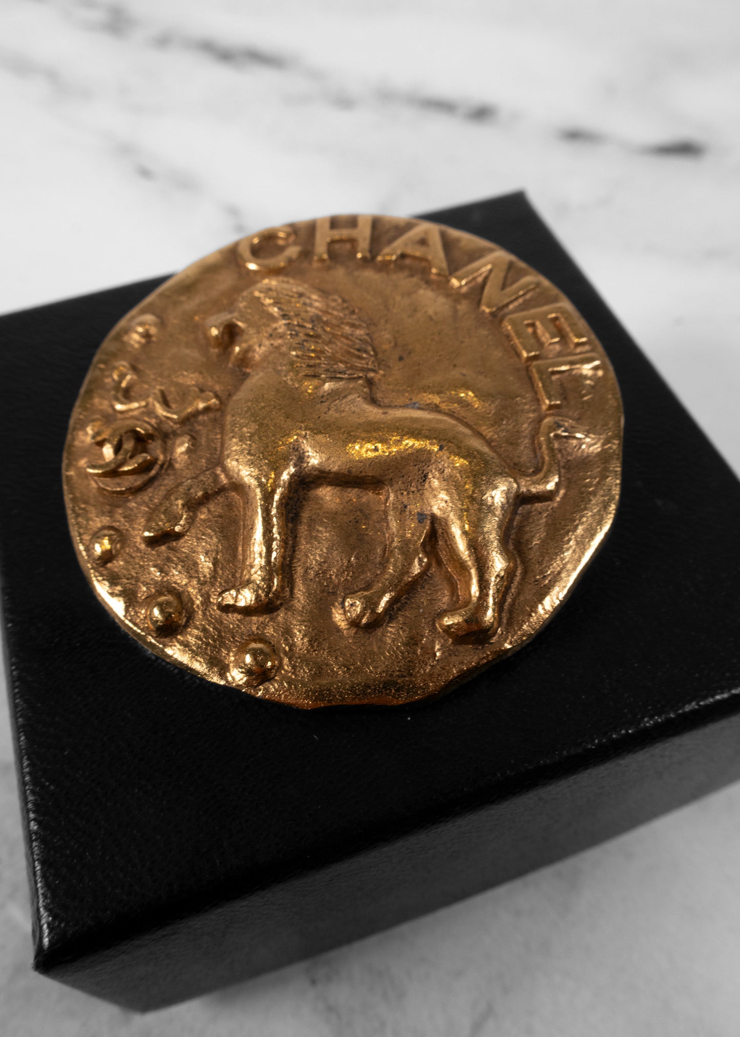 Chanel Vintage Lion Brooch