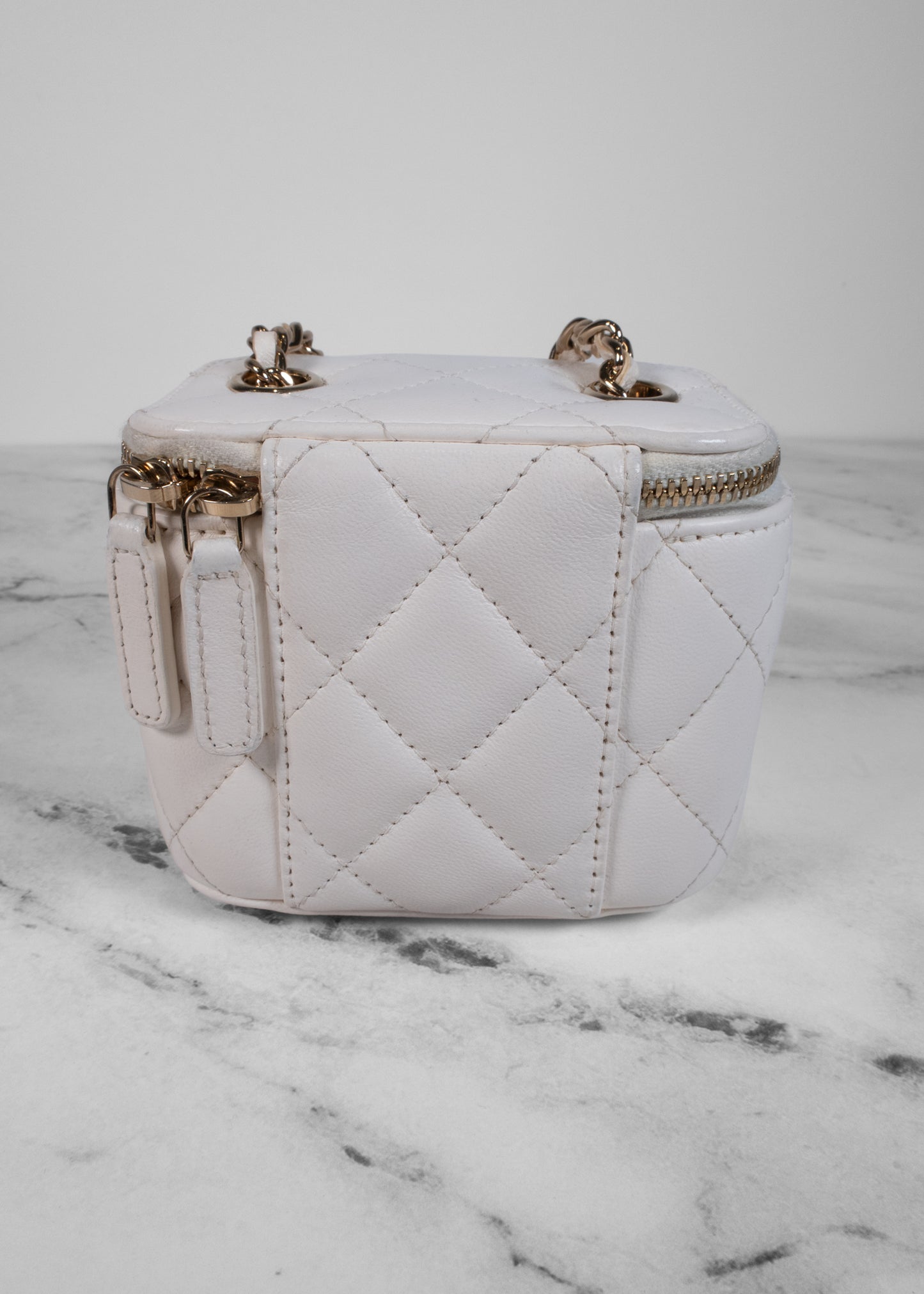 Chanel 2022 Mini Pearl Crush Vanity Case