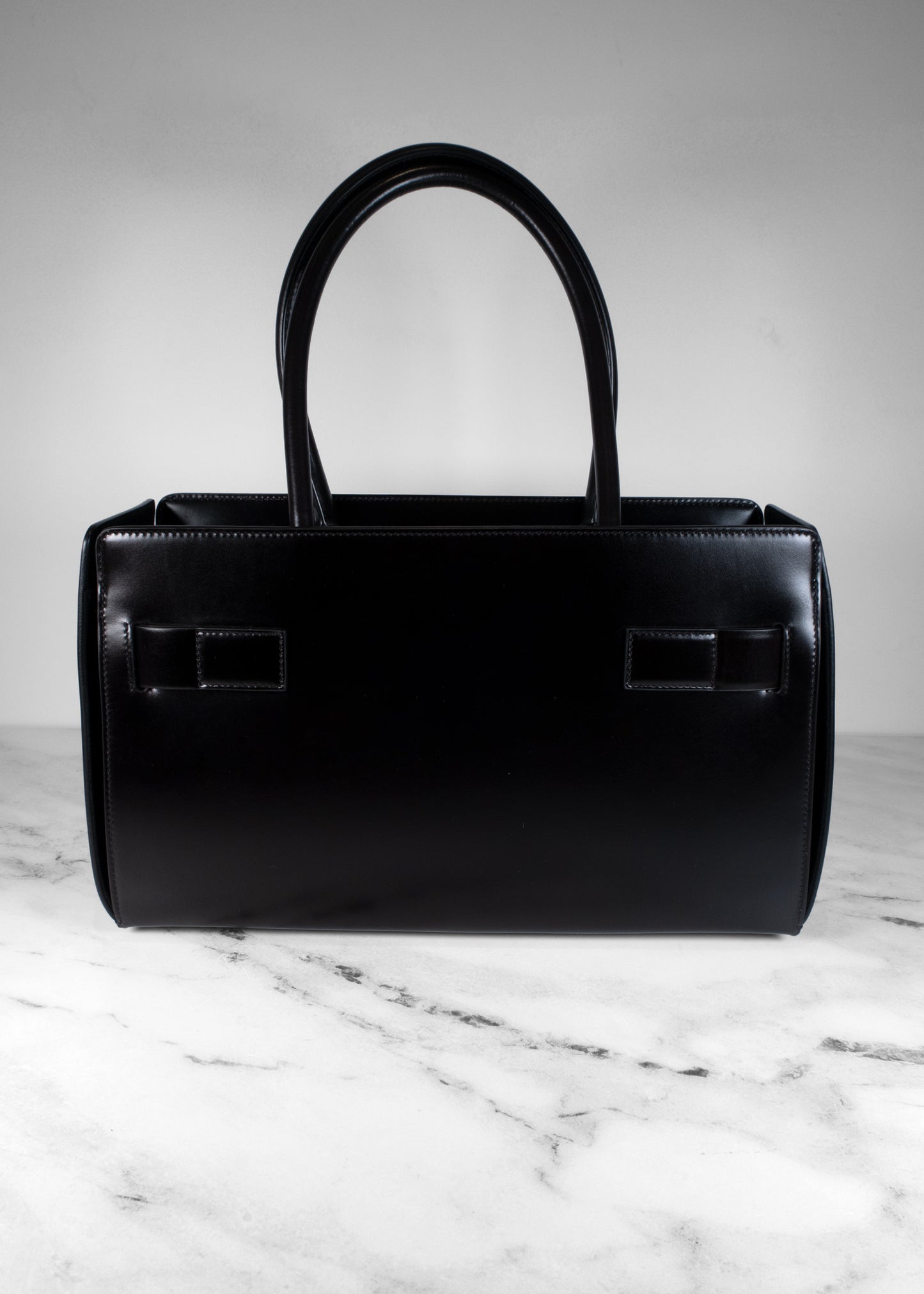 Ferragamo Gancini Buckle Large Top Handle Bag