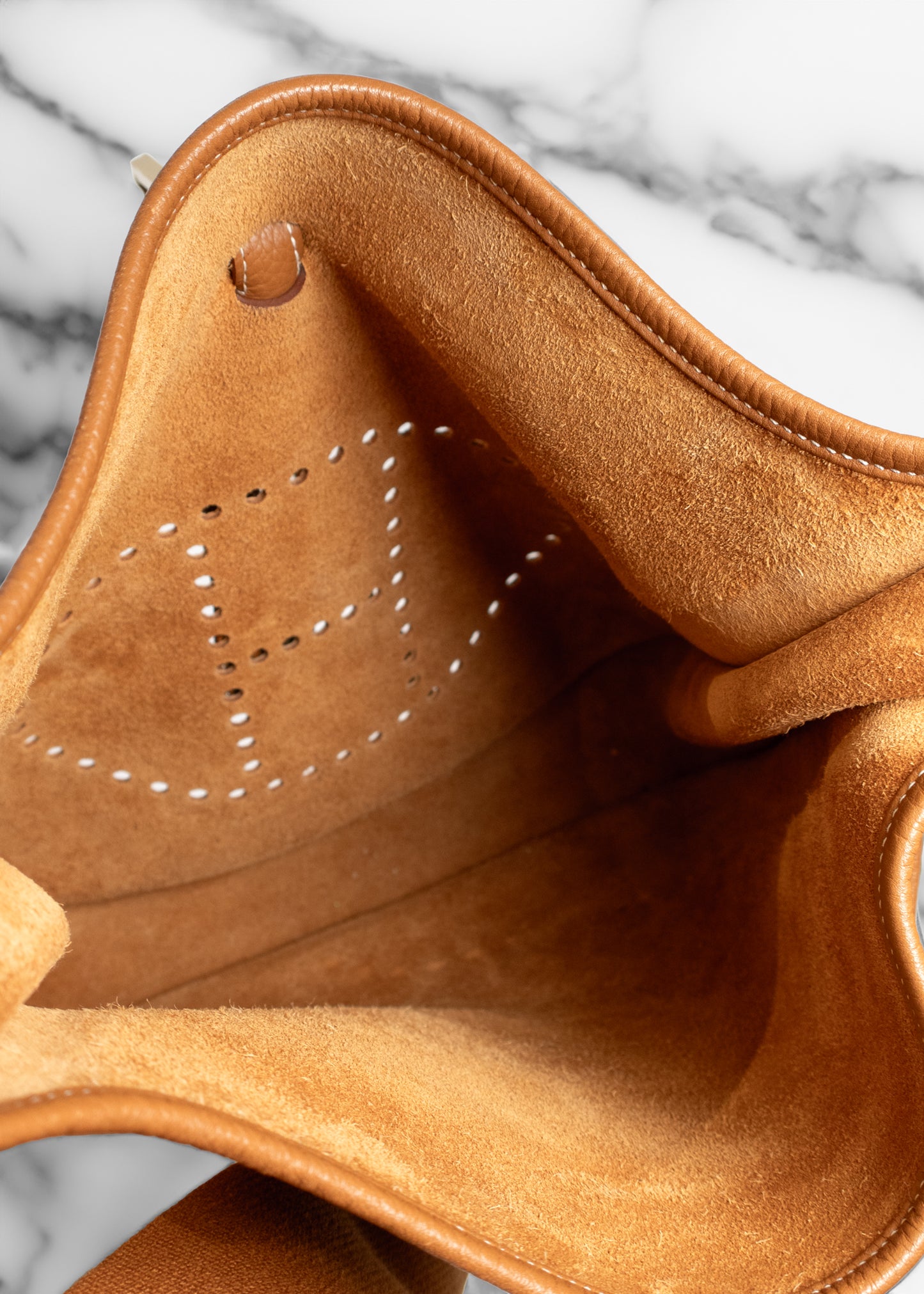 Hermès Vintage Clemence Evelyne Shoulder Bag
