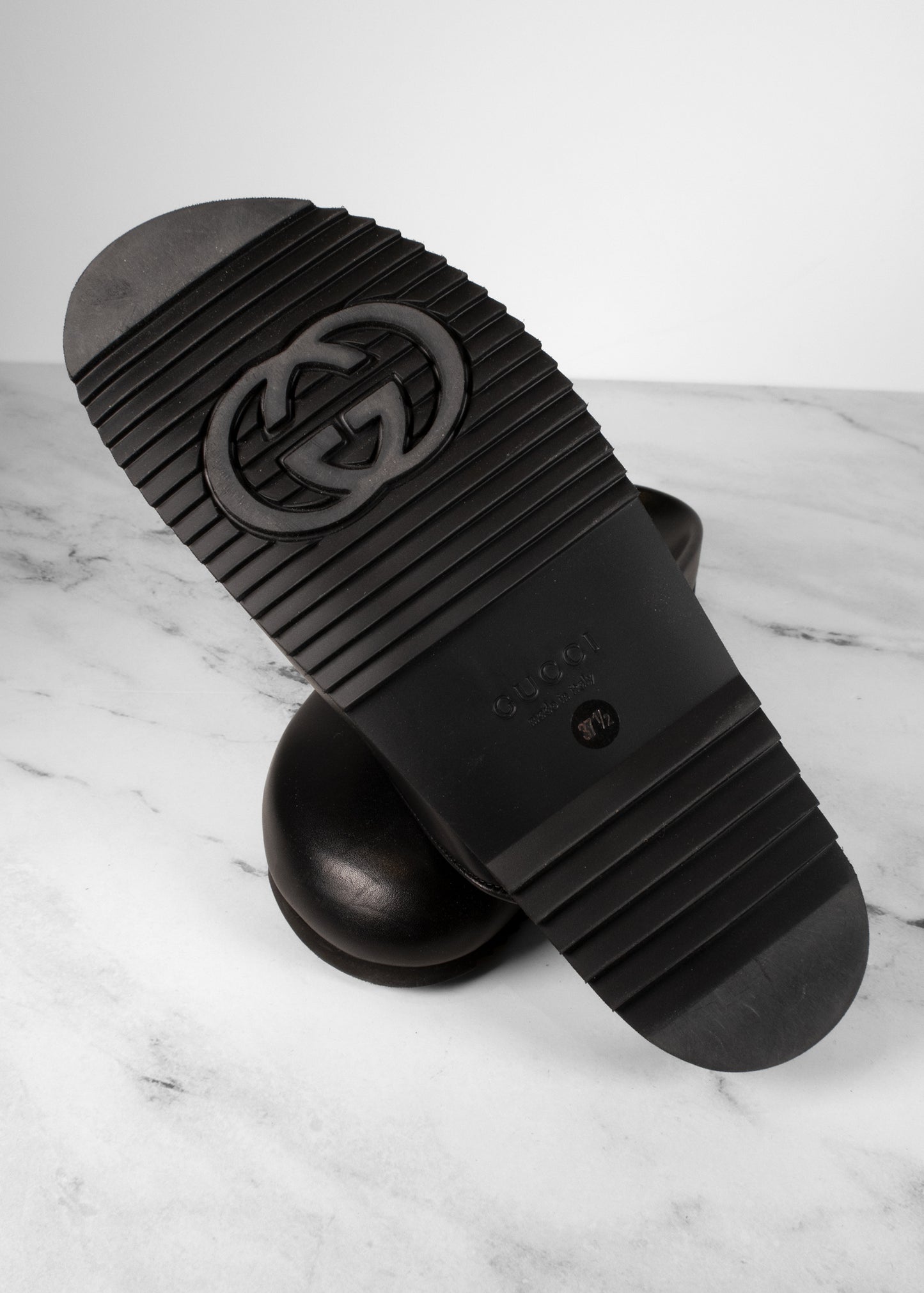 Gucci Horsebit Accent Leather Mules