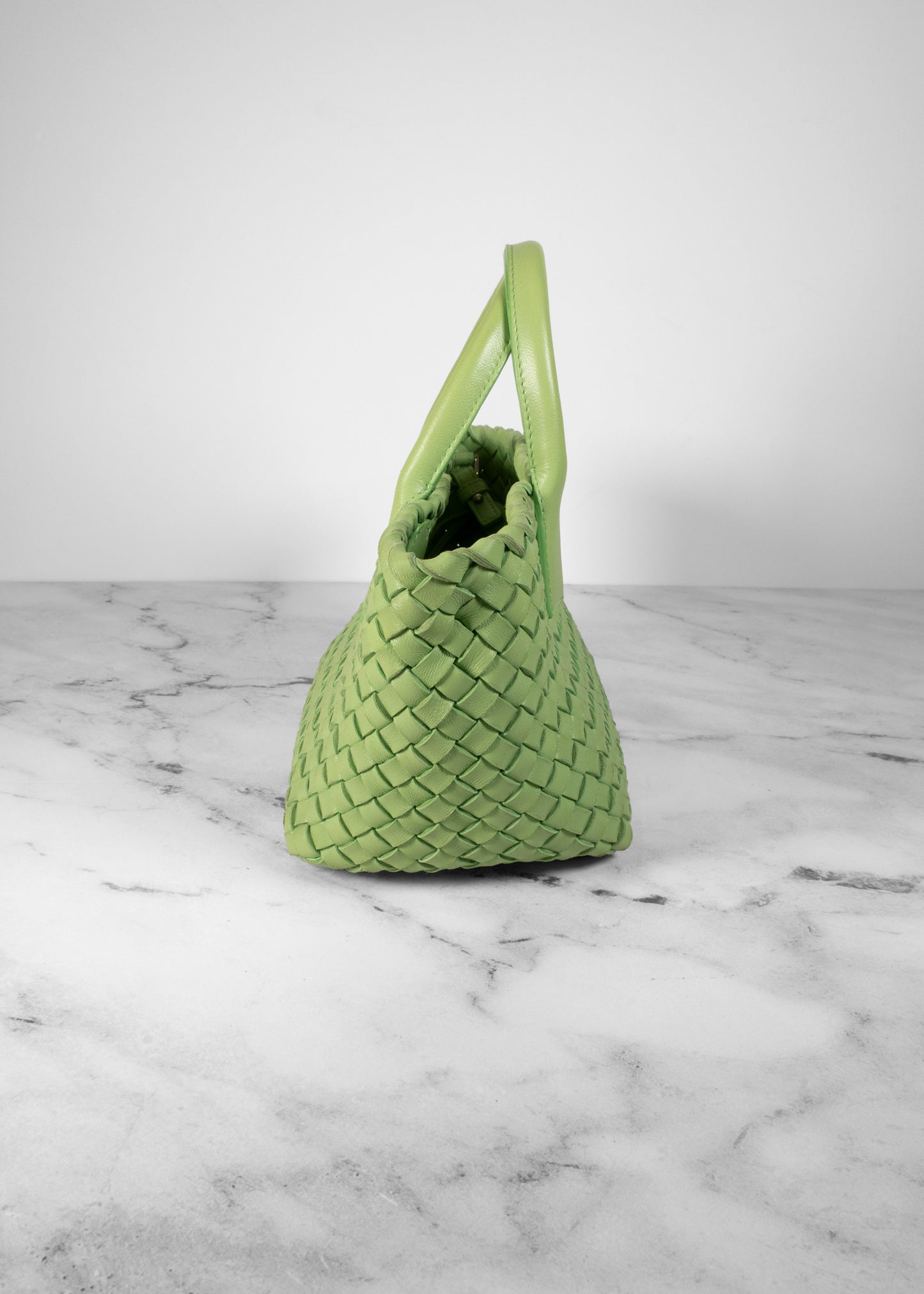 Bottega Veneta Mini Cabat Leather Tote