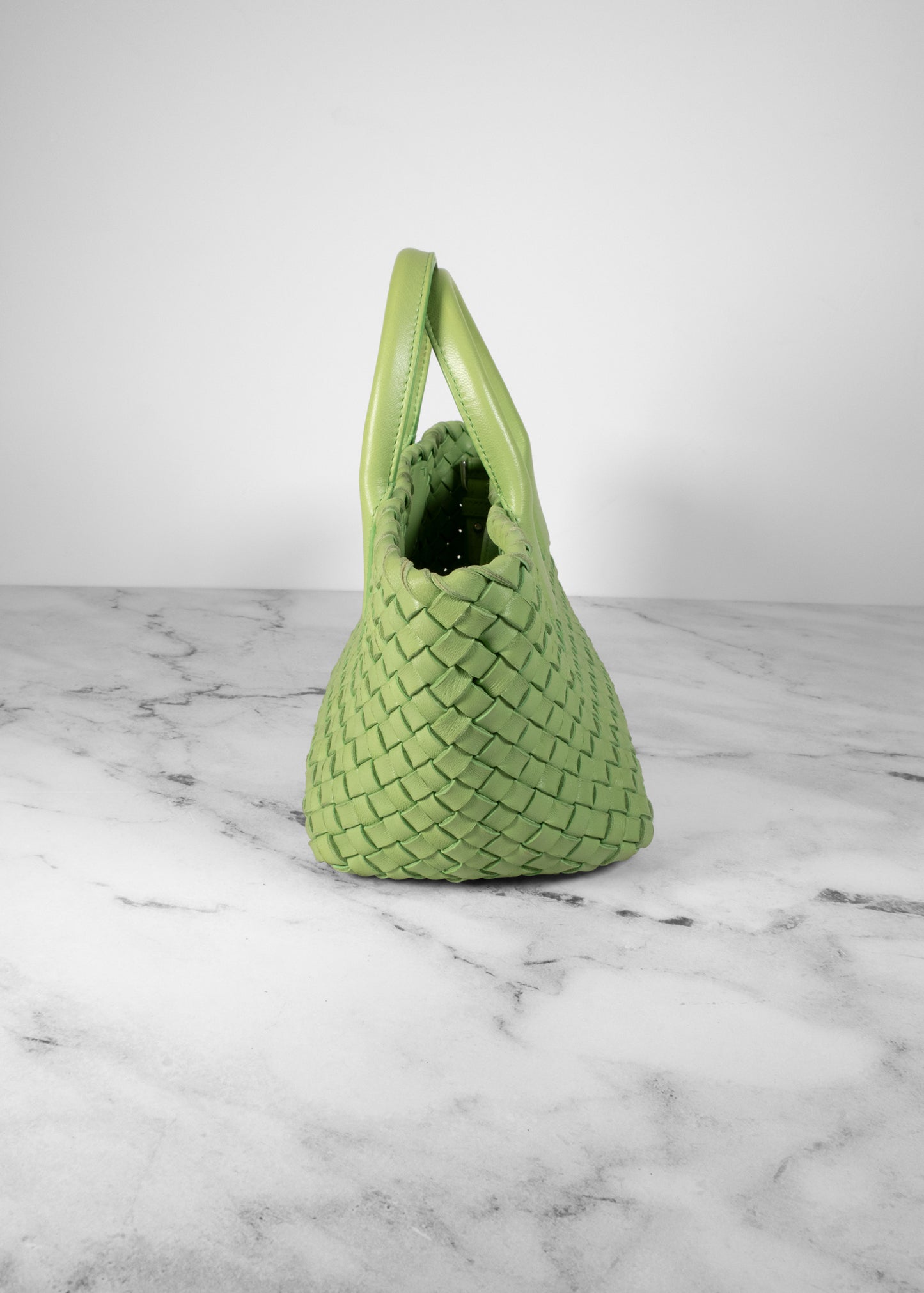 Bottega Veneta Mini Cabat Leather Tote