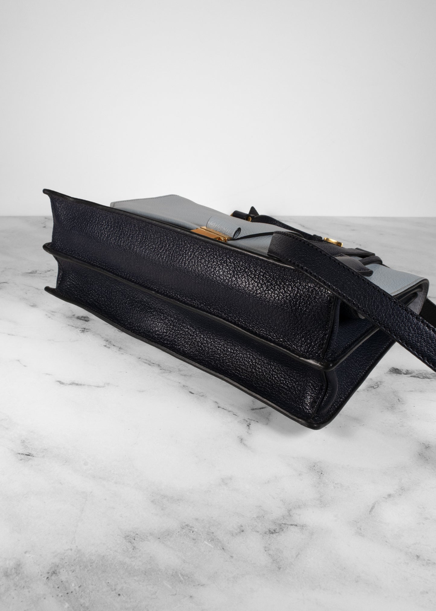 Miu Miu Goatskin Bandoliera Madras Bi-Color Shoulder Bag