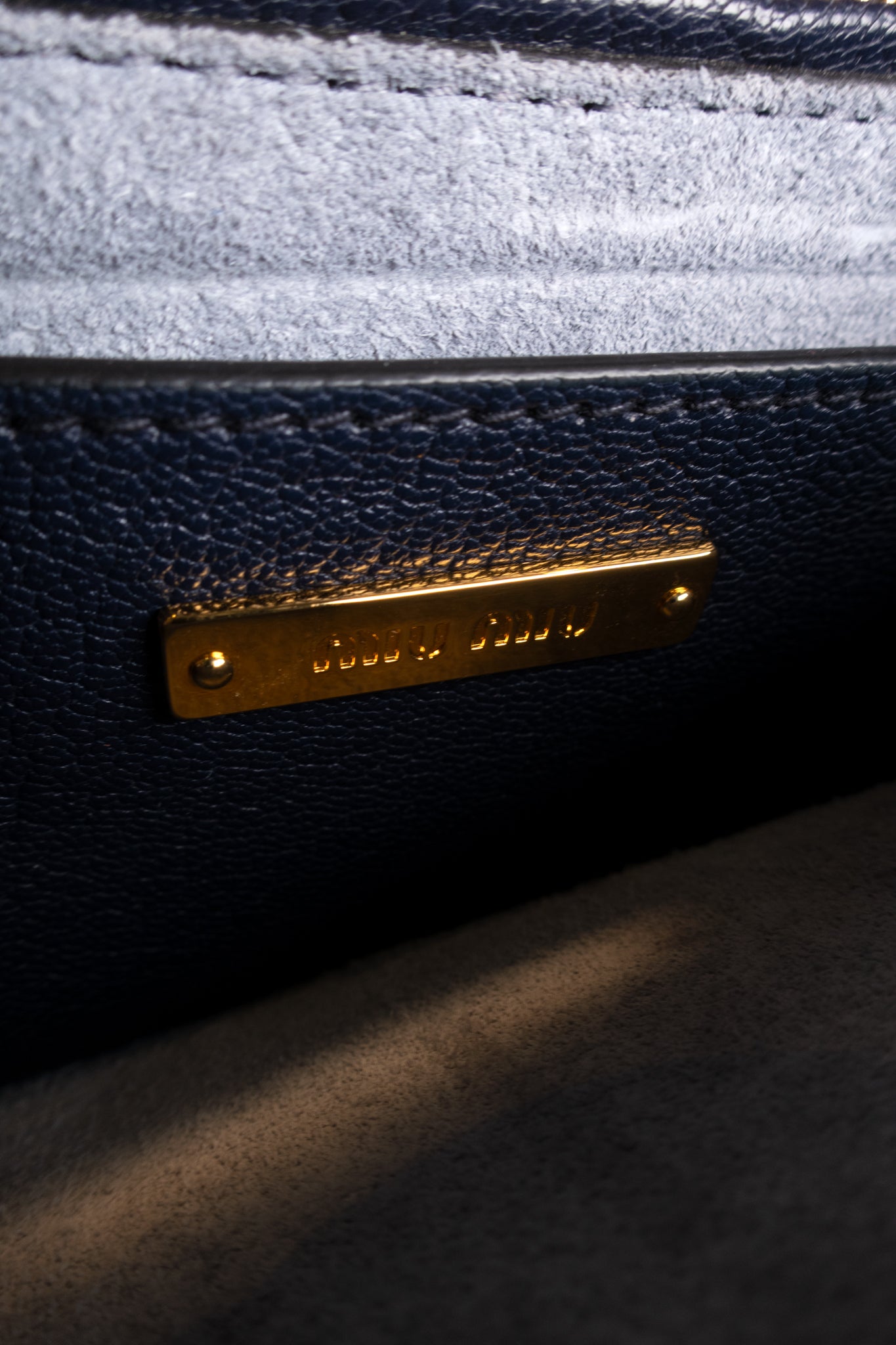 Miu Miu Goatskin Bandoliera Madras Bi-Color Shoulder Bag