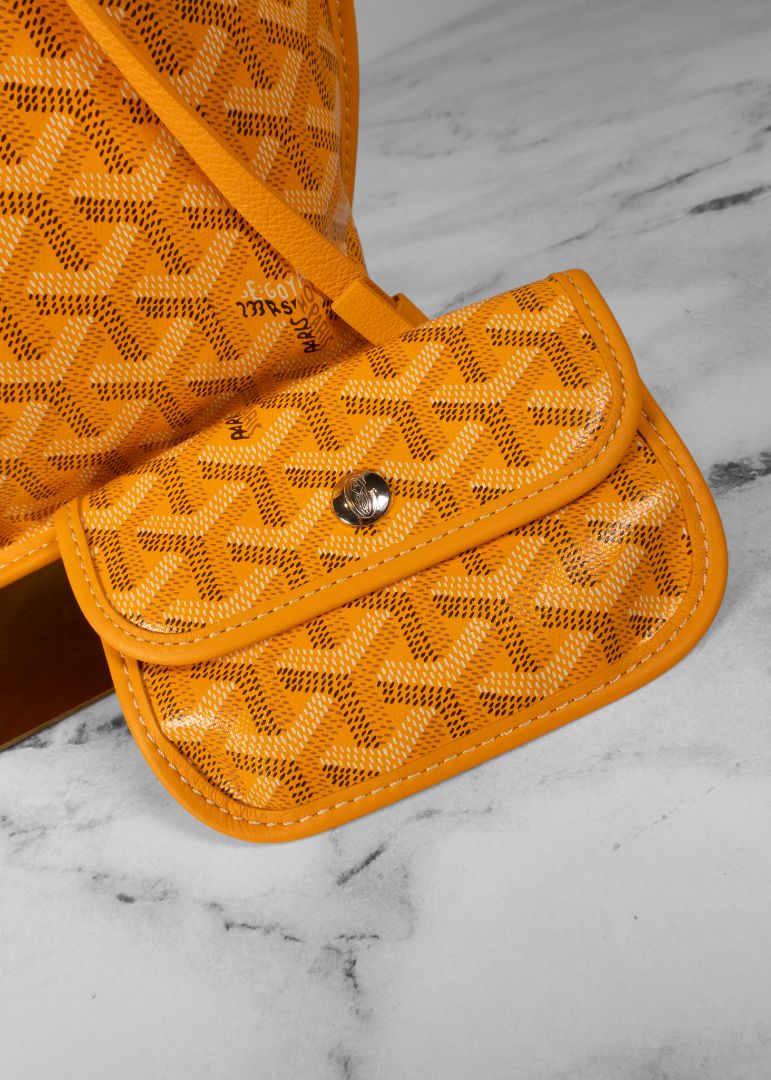 Goyard Yellow Anjou PM Tote