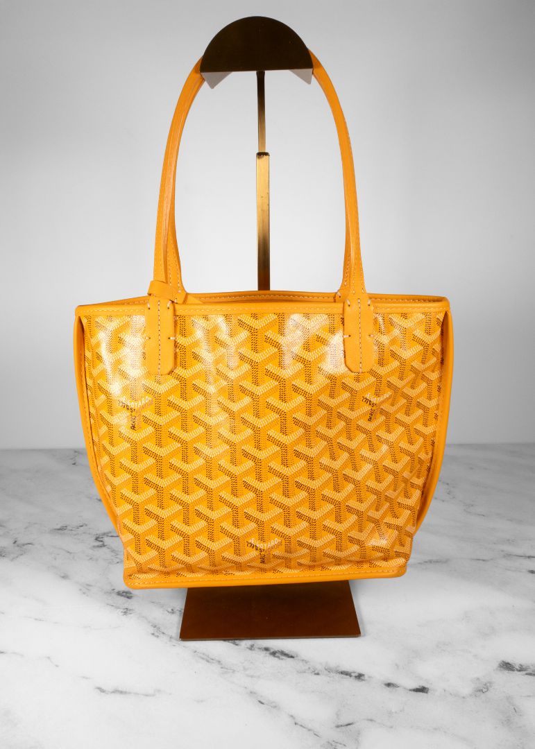 Goyard Yellow Anjou PM Tote