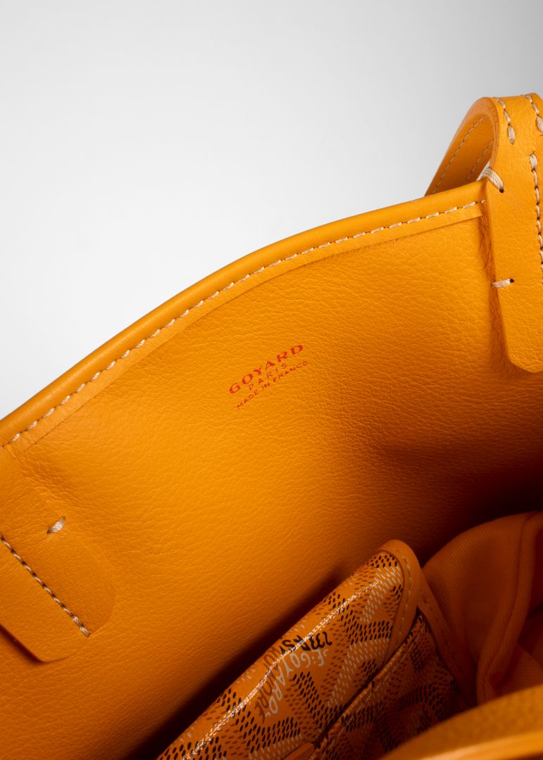 Goyard Yellow Anjou PM Tote