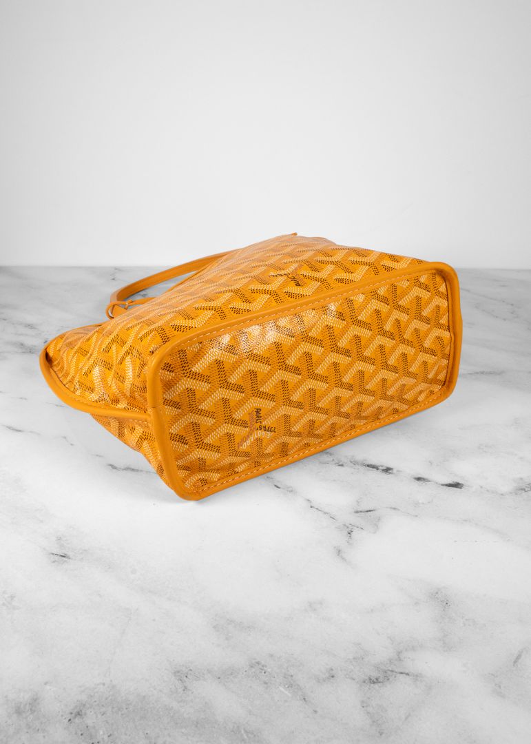 Goyard Yellow Anjou PM Tote