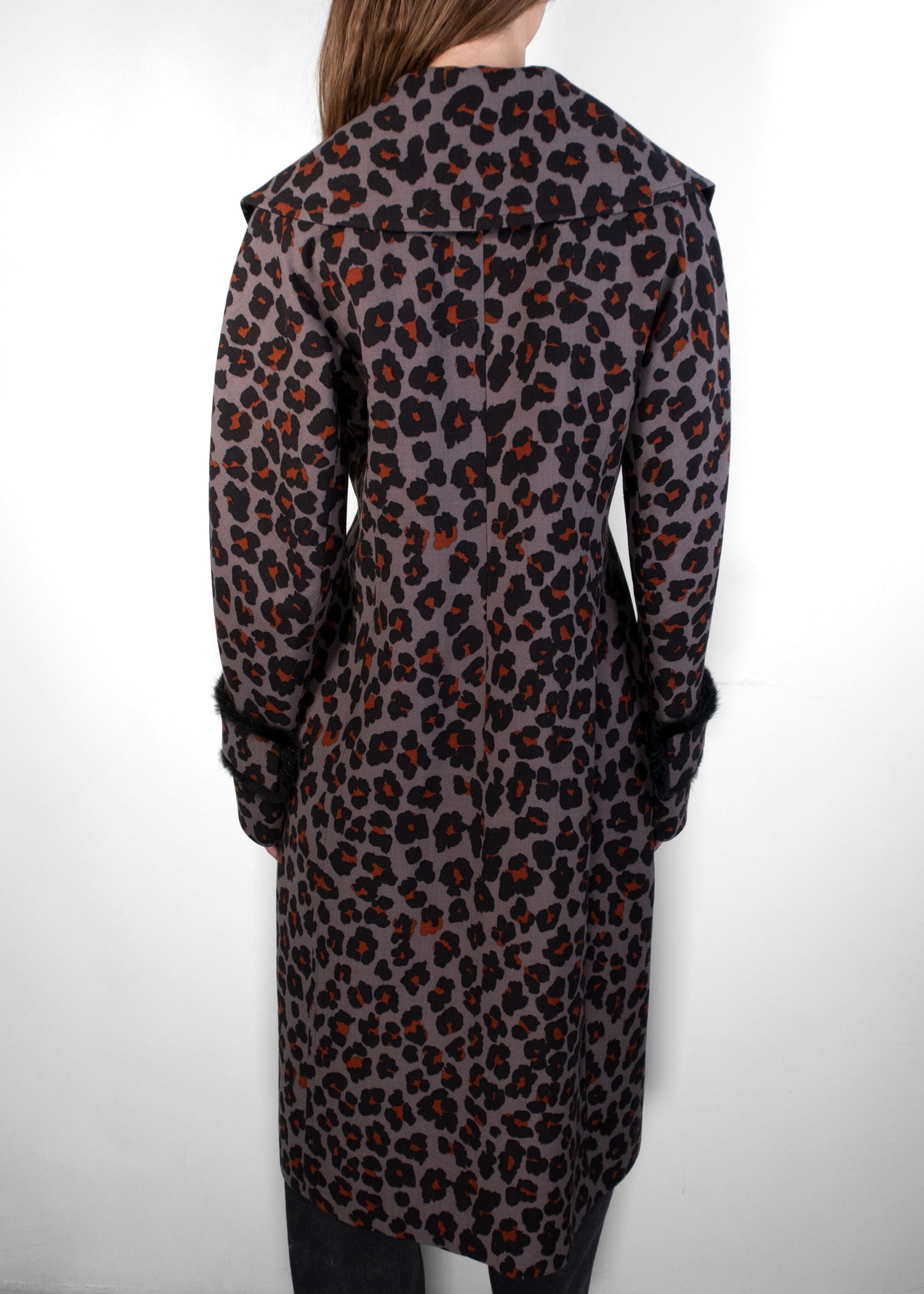 Dior Fall 2016 Leopard Print Long Coat