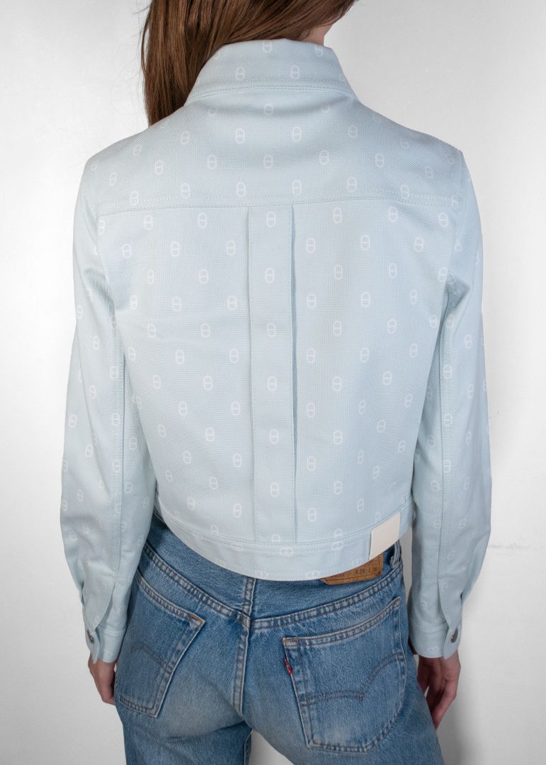 Hermes Denim Logo Jacket