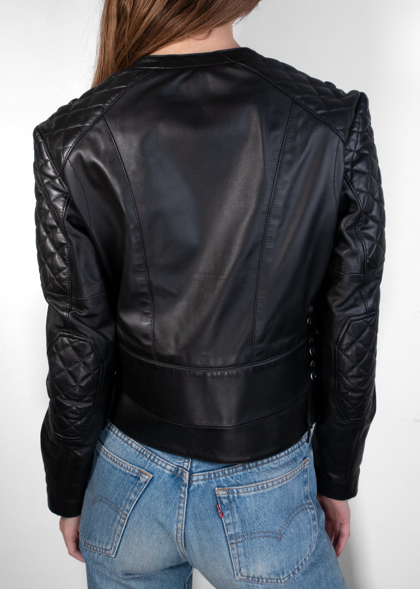 Celine Leather Biker Jacket