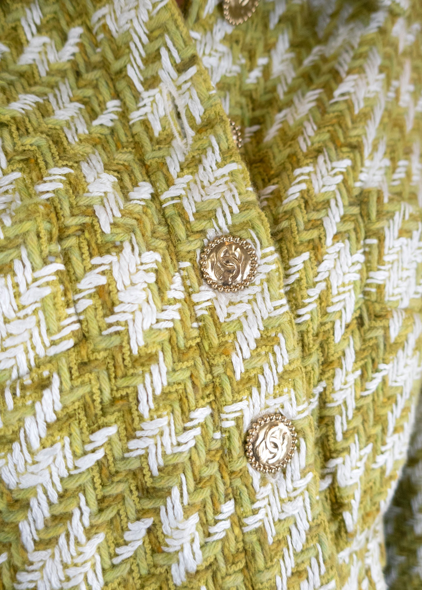 Chanel 2022 Houndstooth Print Blazer