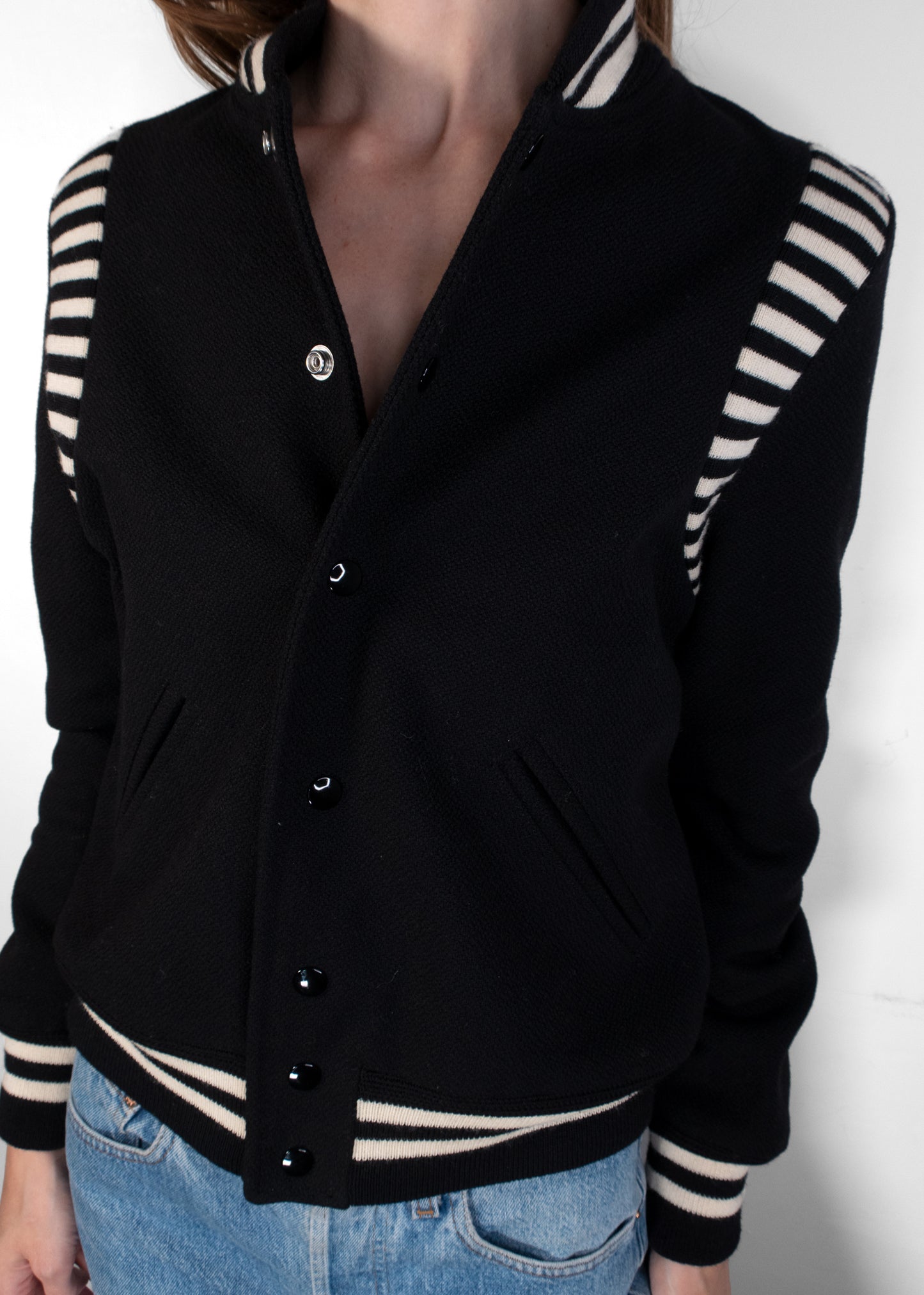 Saint Laurent Teddy Varsity Jacket