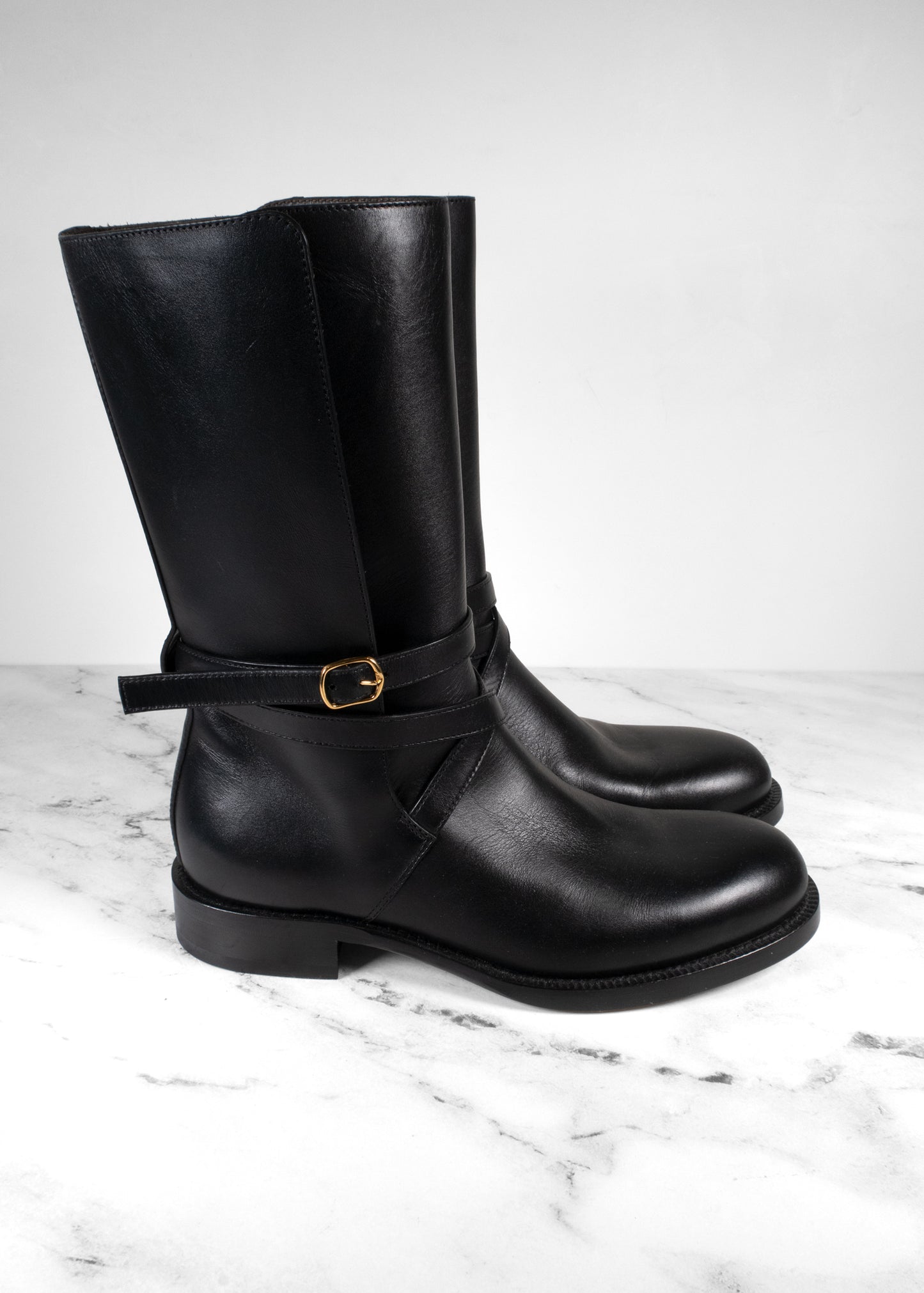 The Row Black Jodhpur Boots