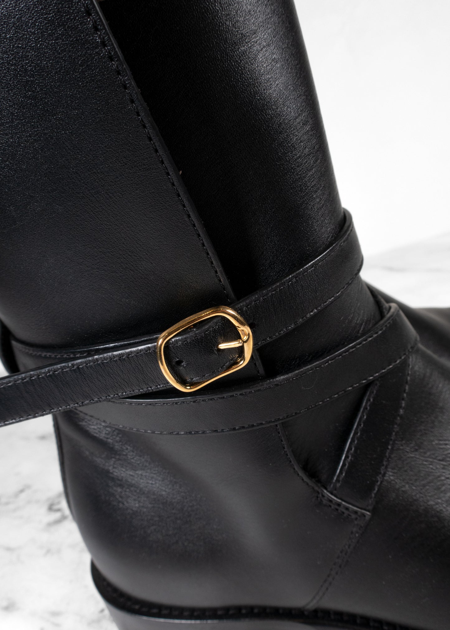 The Row Black Jodhpur Boots