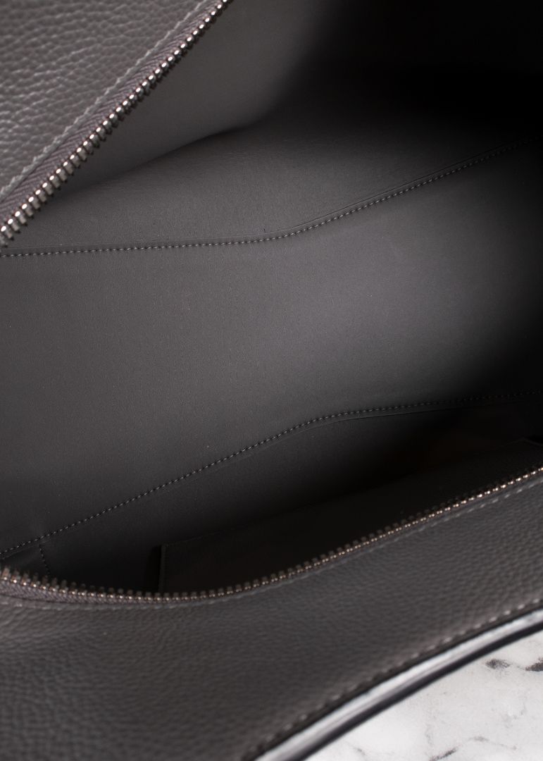 Balenciaga Grey Leather Medium Neo Classic City Satchel