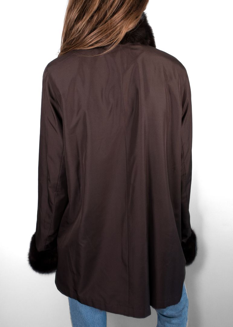 Dior Brown Reversible Fur Coat