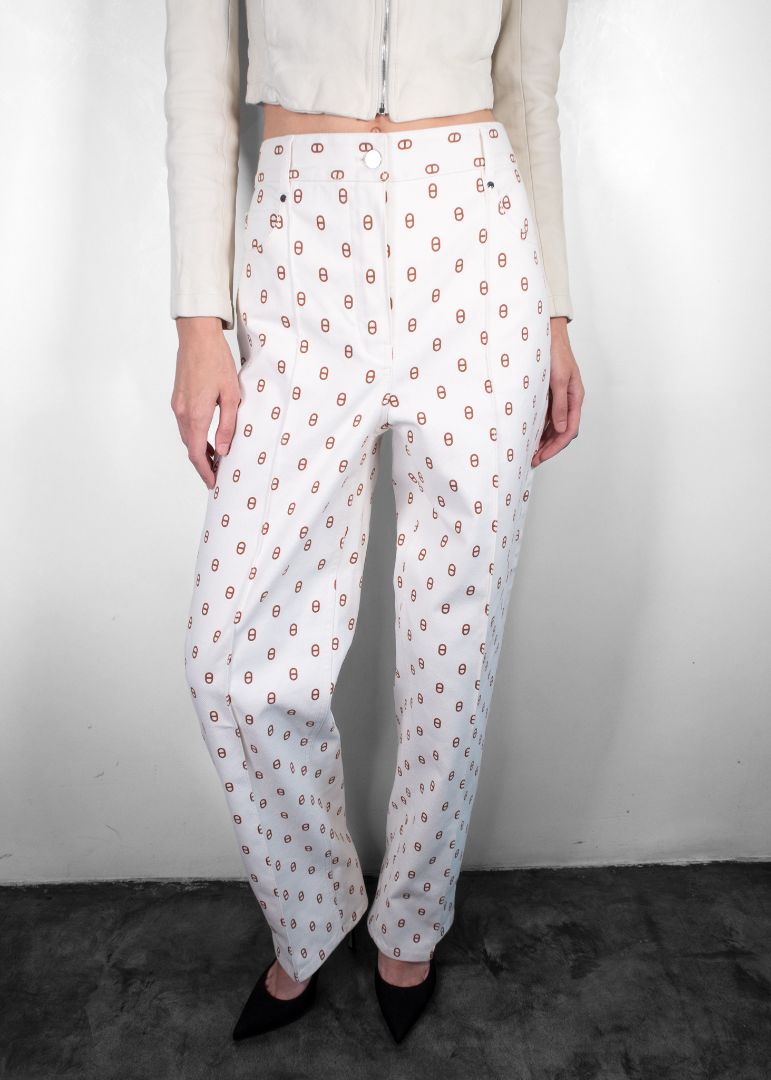 Hermes White Jeans