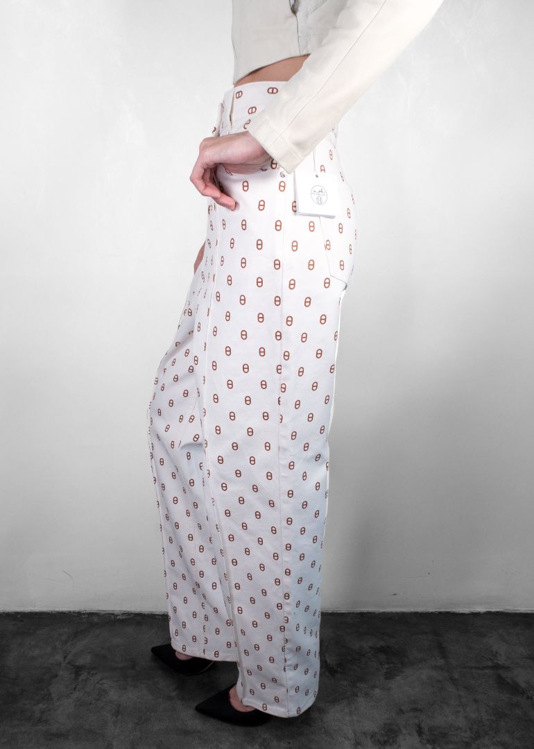 Hermes White Jeans