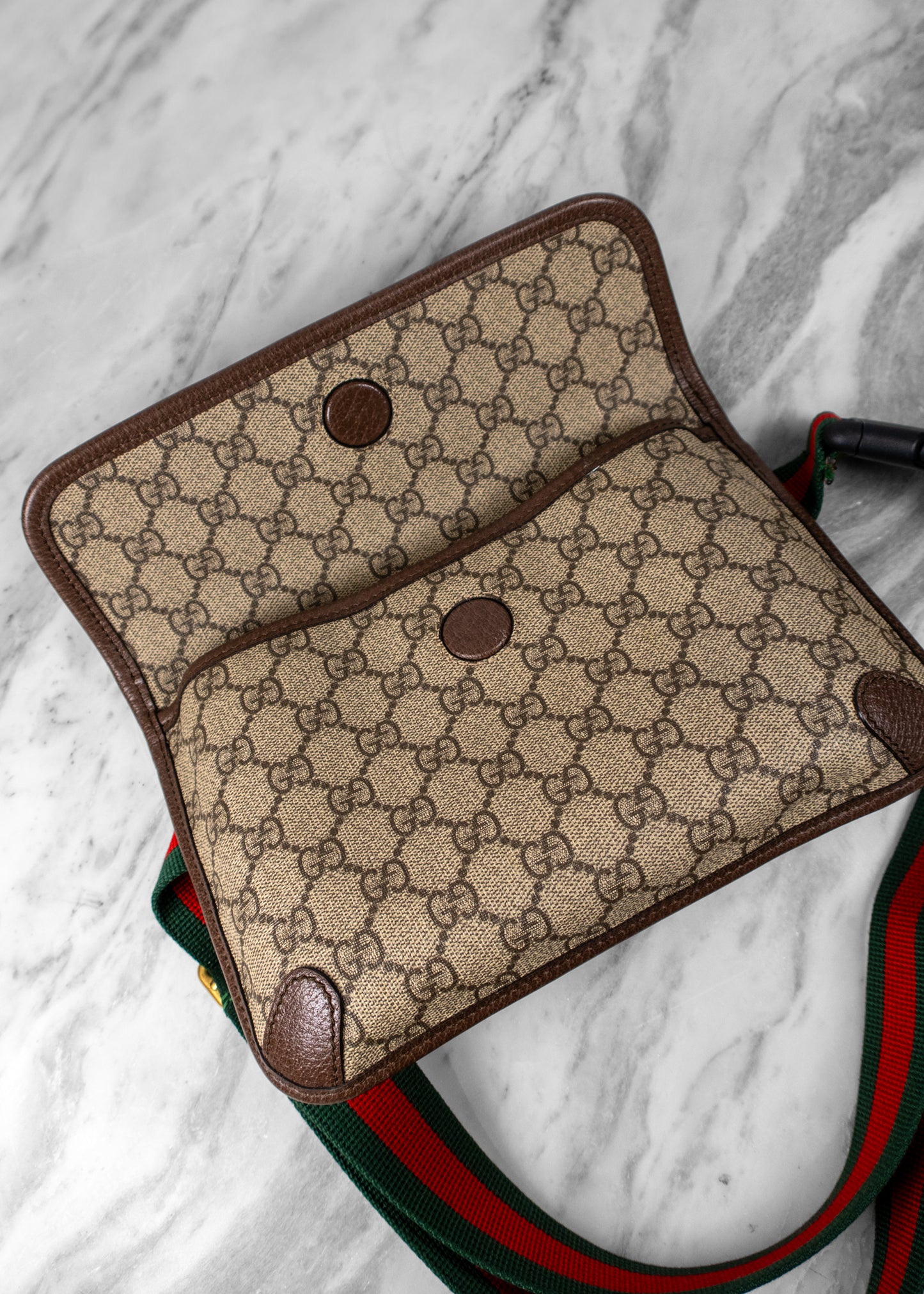 Gucci GG Supreme Monogram Neo Web Belt Bag